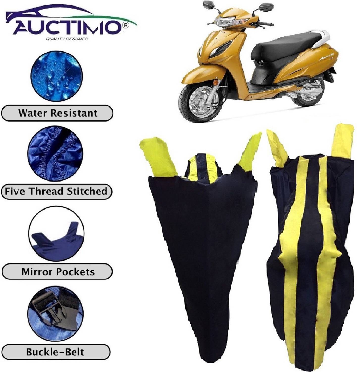 AUCTIMO Two Wheeler Cover for Honda