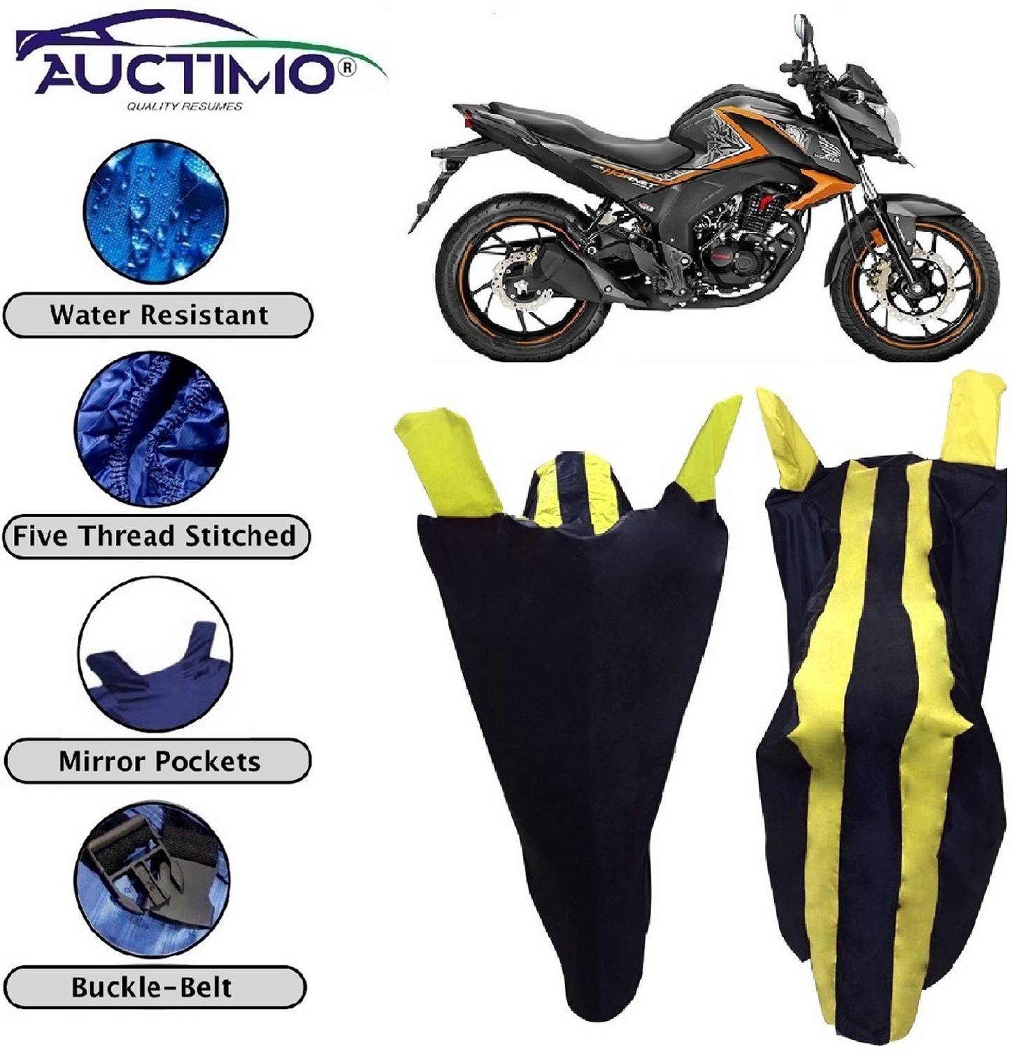 AUCTIMO Two Wheeler Cover for Honda