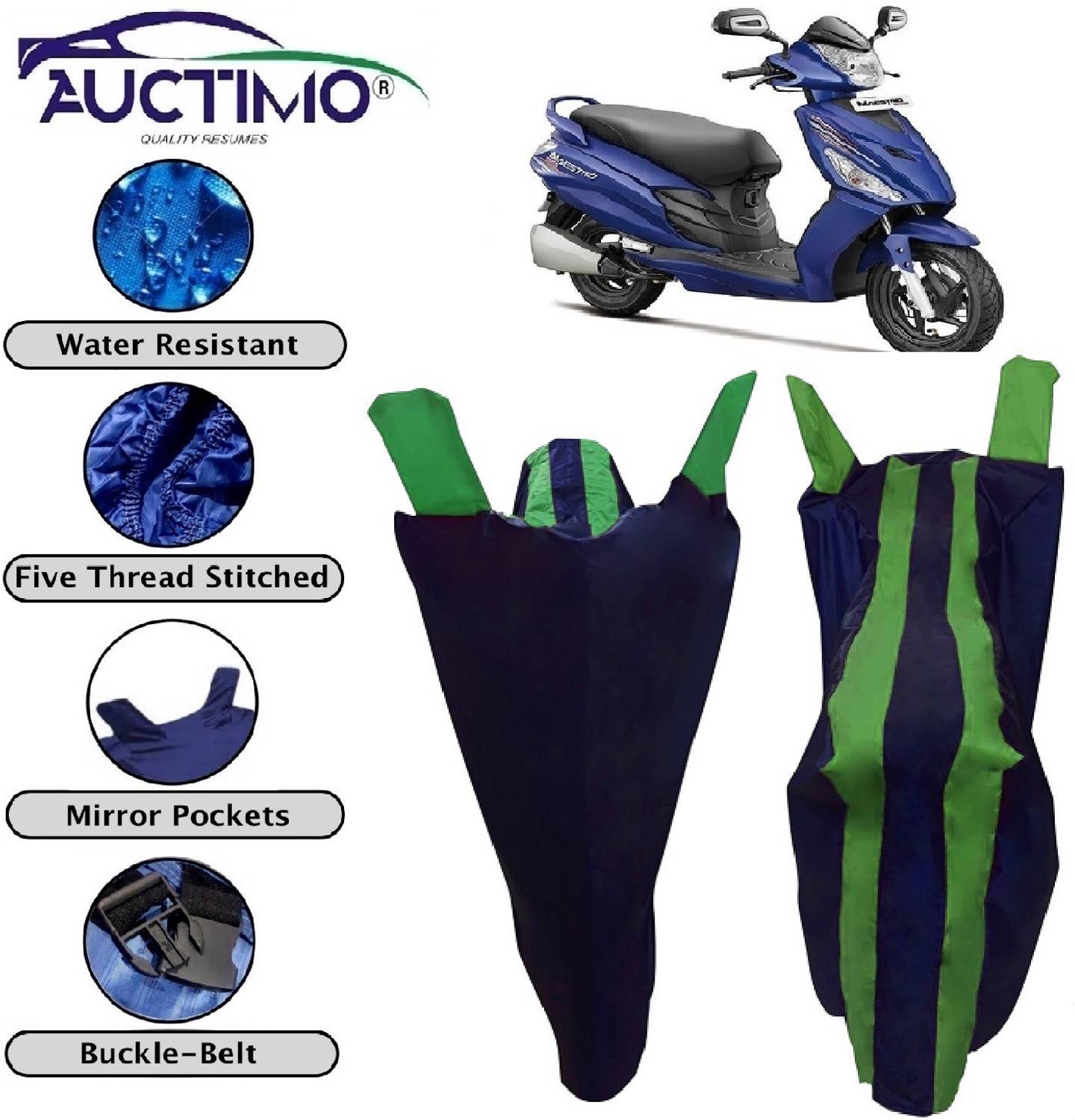 AUCTIMO Two Wheeler Cover for Hero