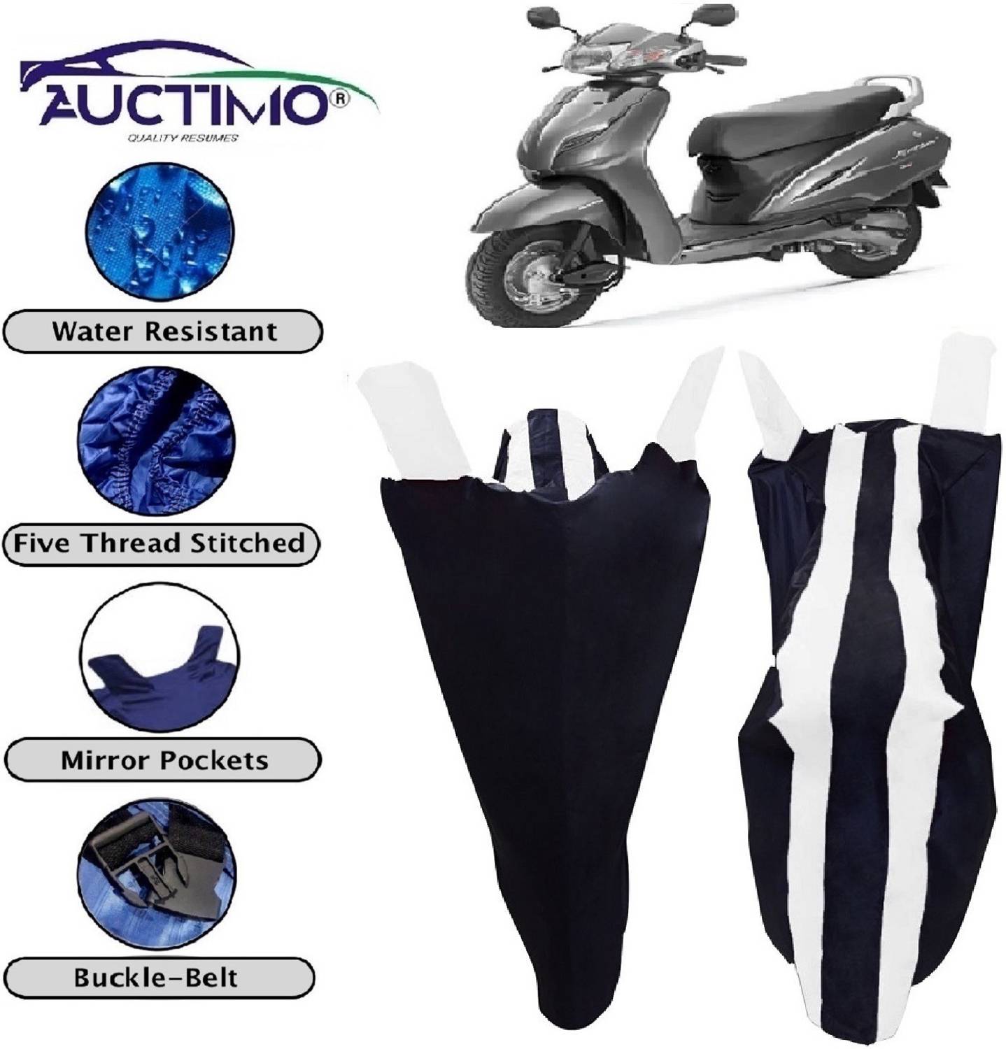 AUCTIMO Two Wheeler Cover for Honda