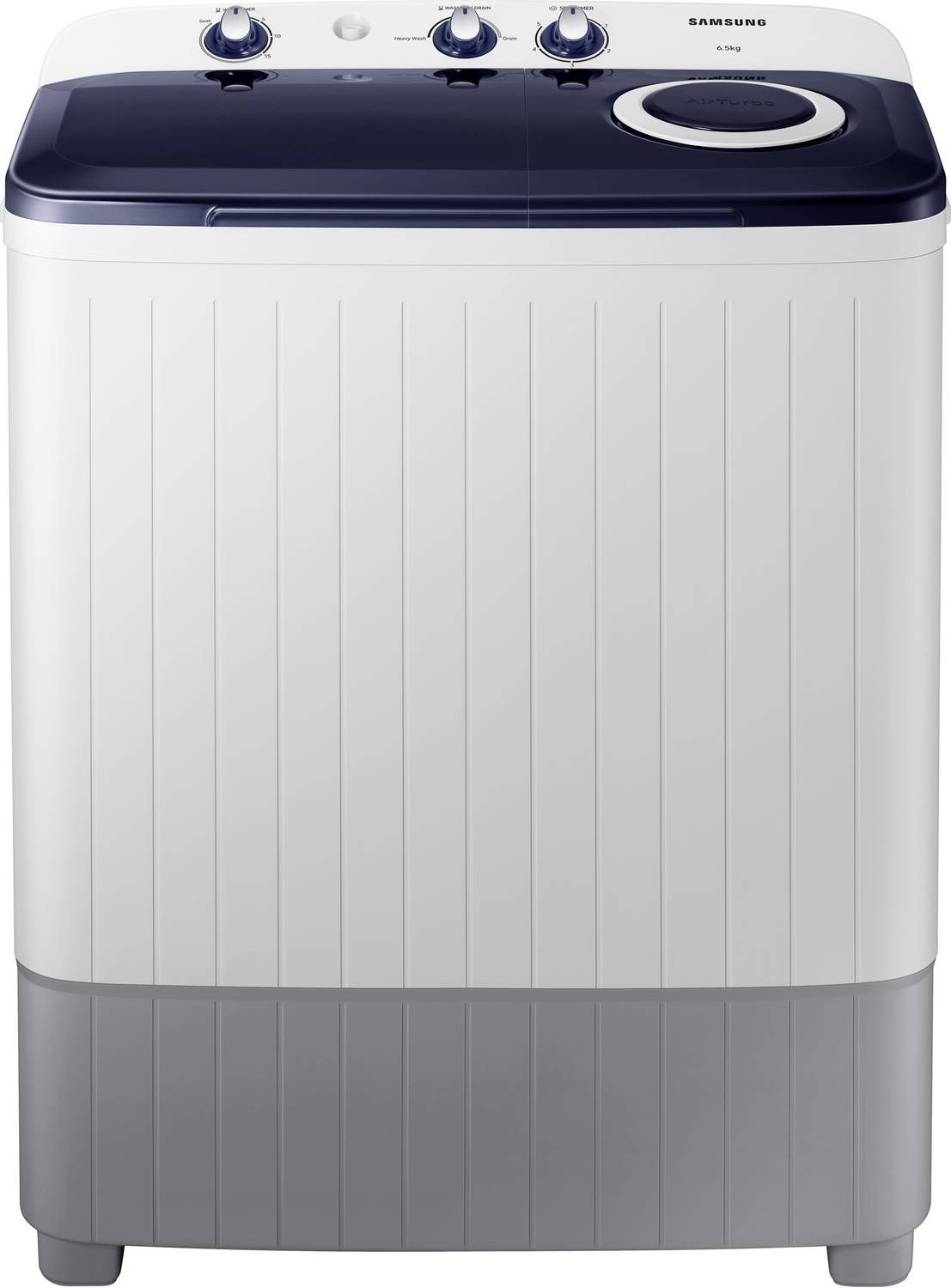 Samsung 6.5 kg Semi Automatic Top Load Washing Machine White, Blue, Grey