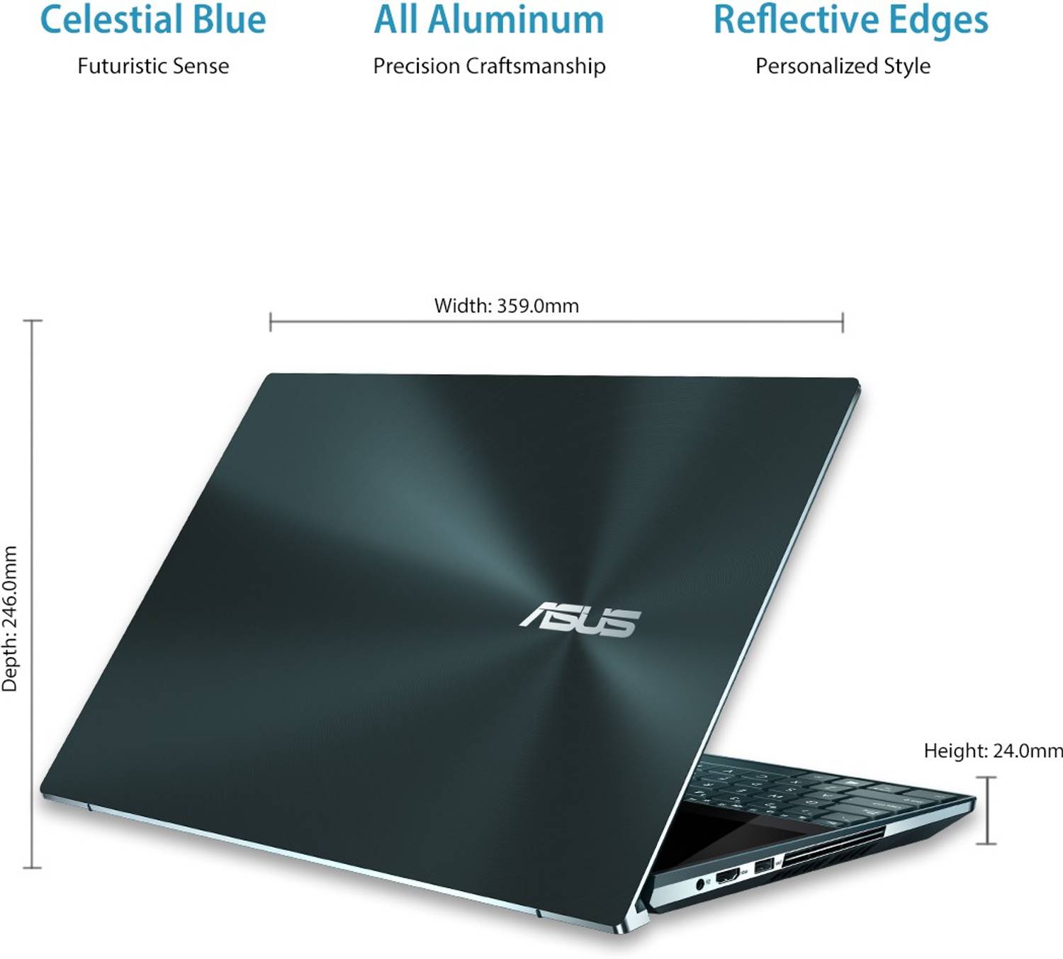 ASUS ZenBook Pro Duo Intel Core i9 9th Gen 9980HK - (32 GB/1 TB