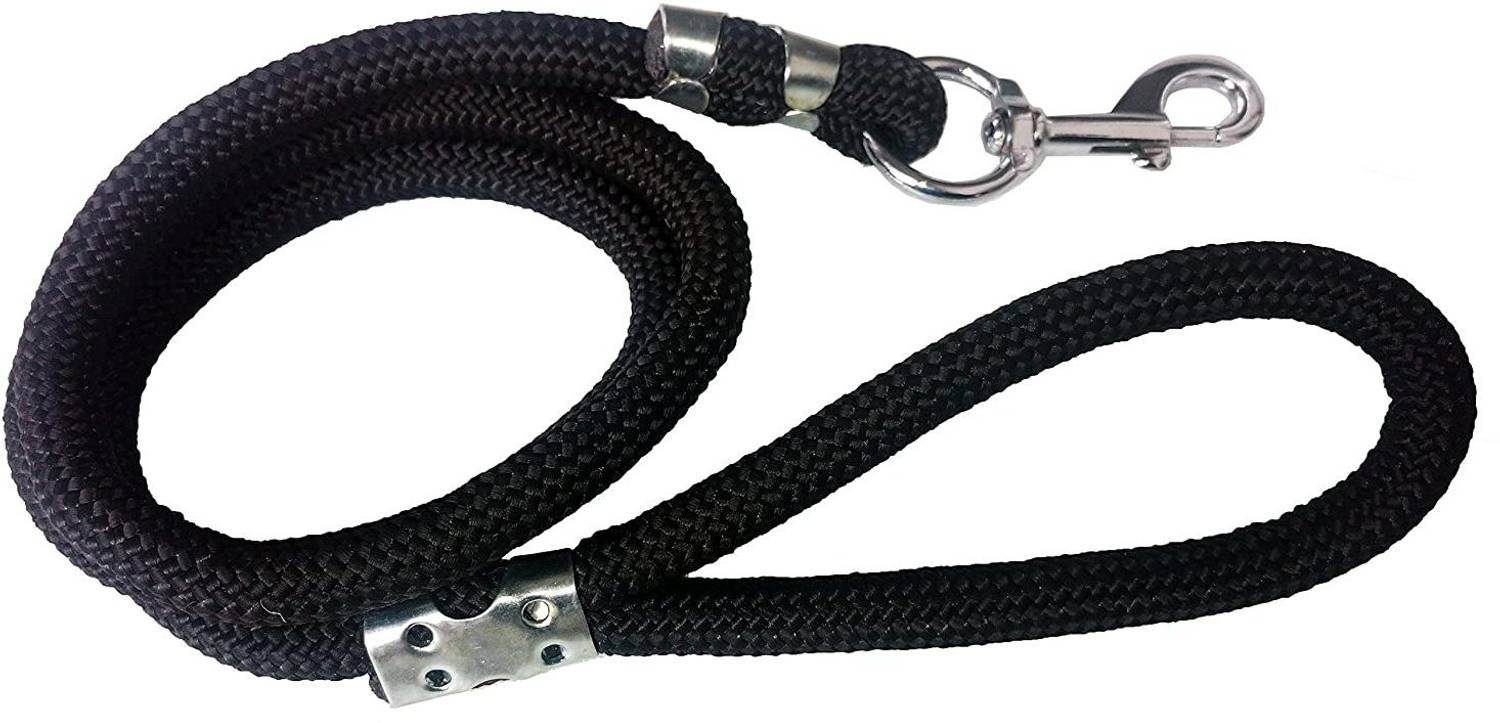 ALCAZAR Dog Rope 15 MM (Black) 160 cm Dog Cord Leash