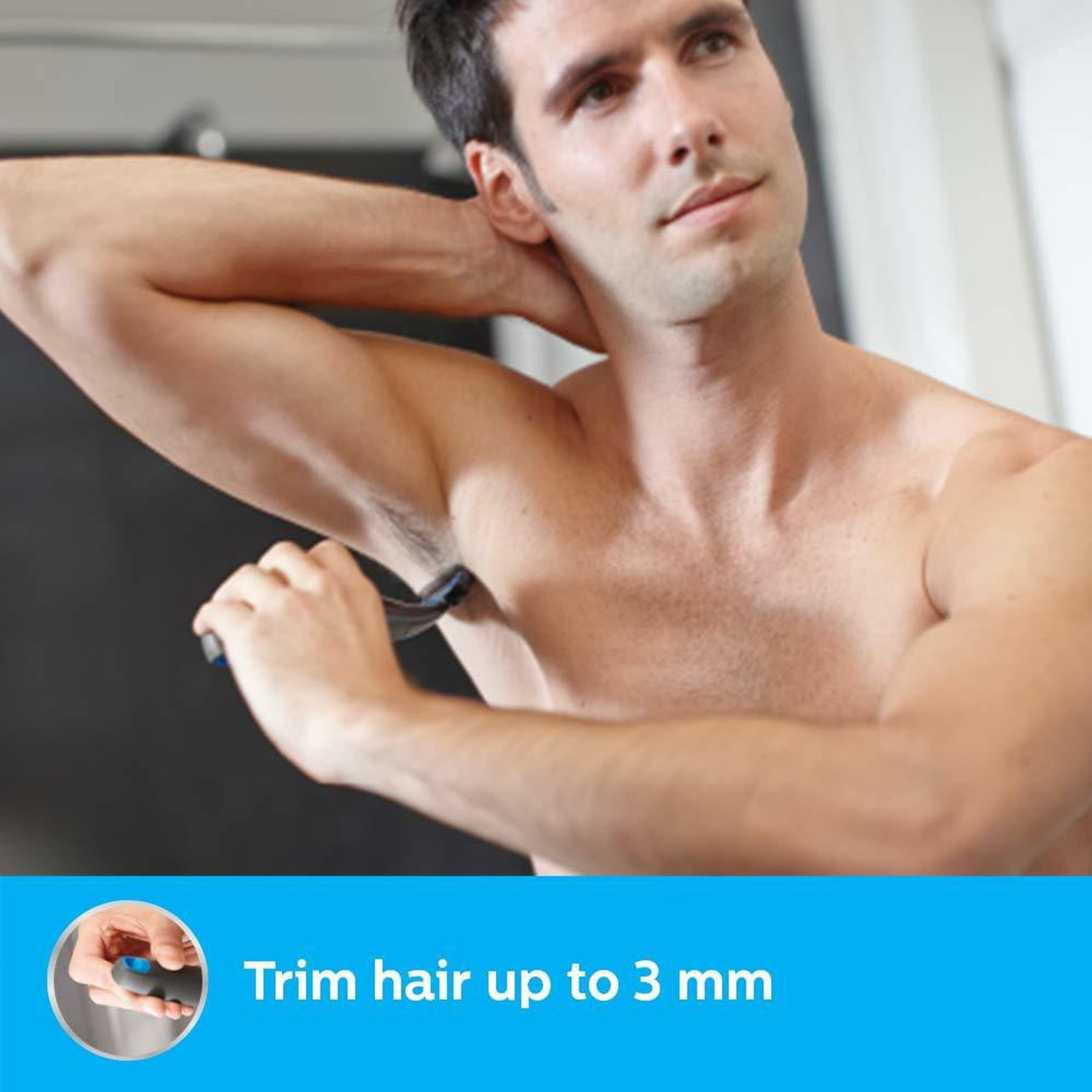 Image of PHILIPS BG1025 Runtime: 45 min Body Groomer 45 min Runtime 2 Length Settings