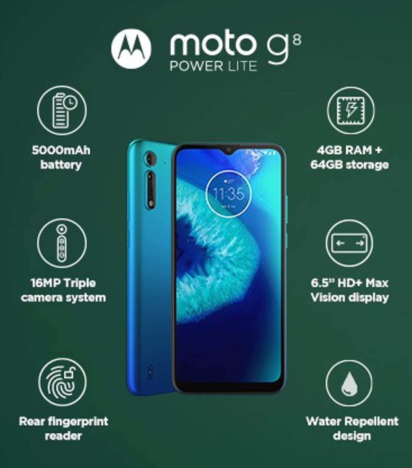 MOTOROLA G8 Power Lite (64 GB Storage, 4 GB RAM) Online at Best