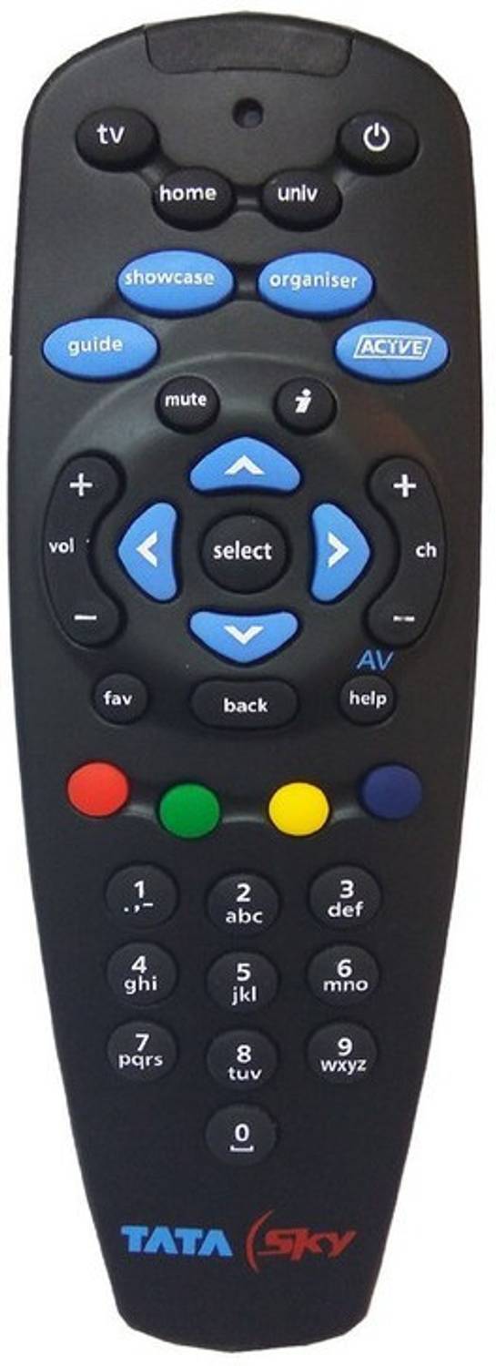 Tata Sky (Works with all TV) Tatasky set top box, Tatasky SD set