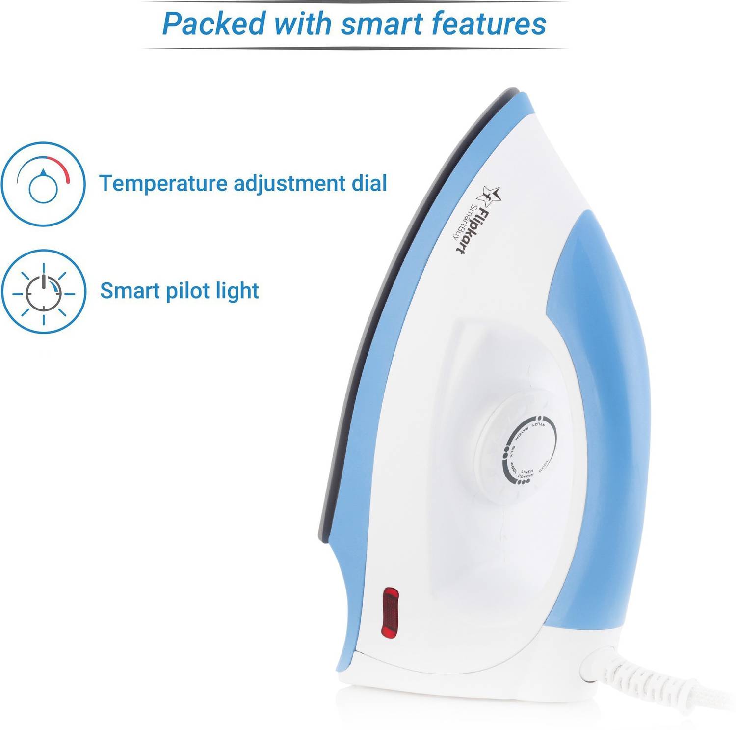 Flipkart SmartBuy 1000W Dry Iron - Image 4