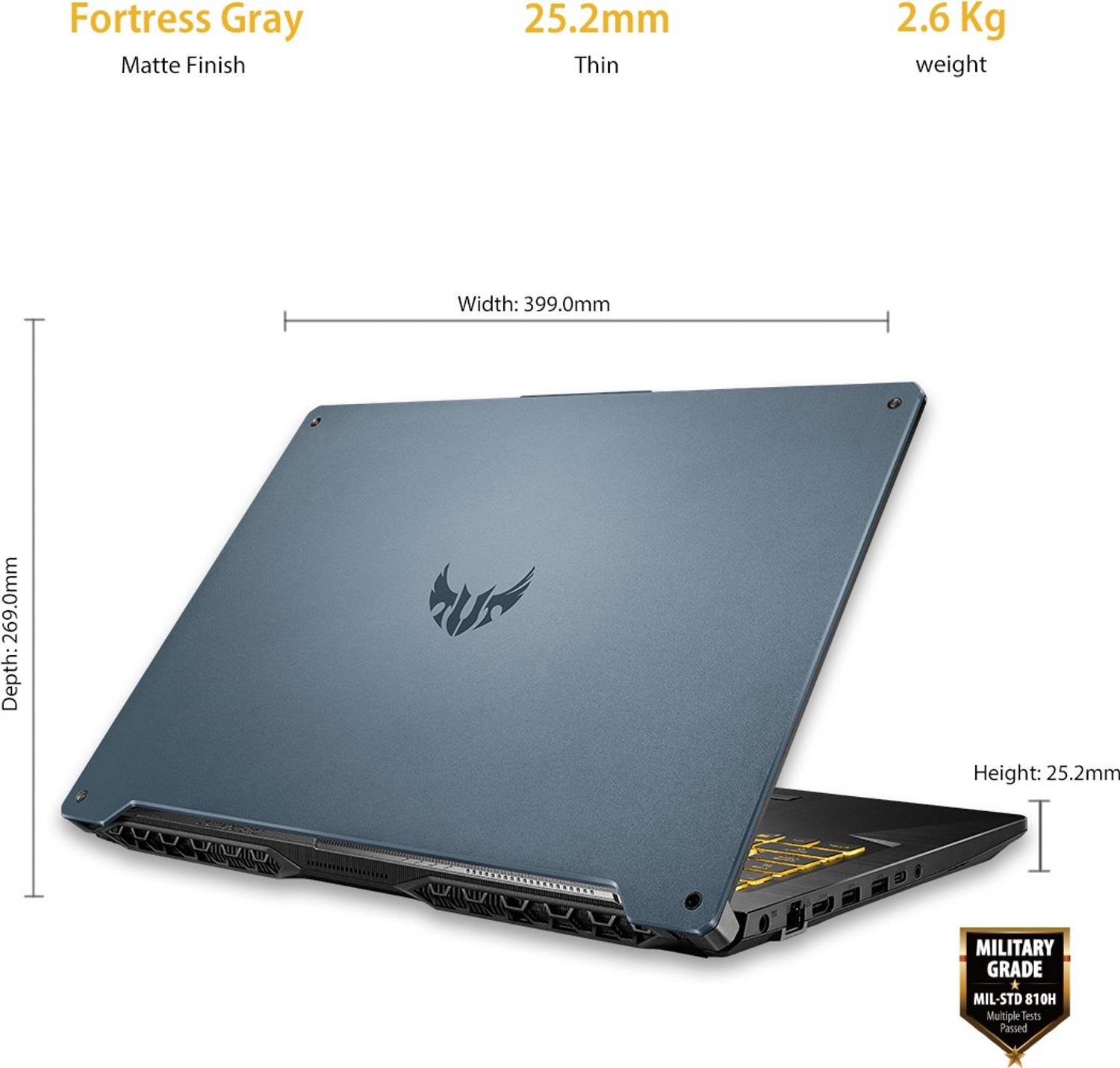 ASUS TUF Gaming A17 AMD Ryzen 5 4600H Laptop - Image 4