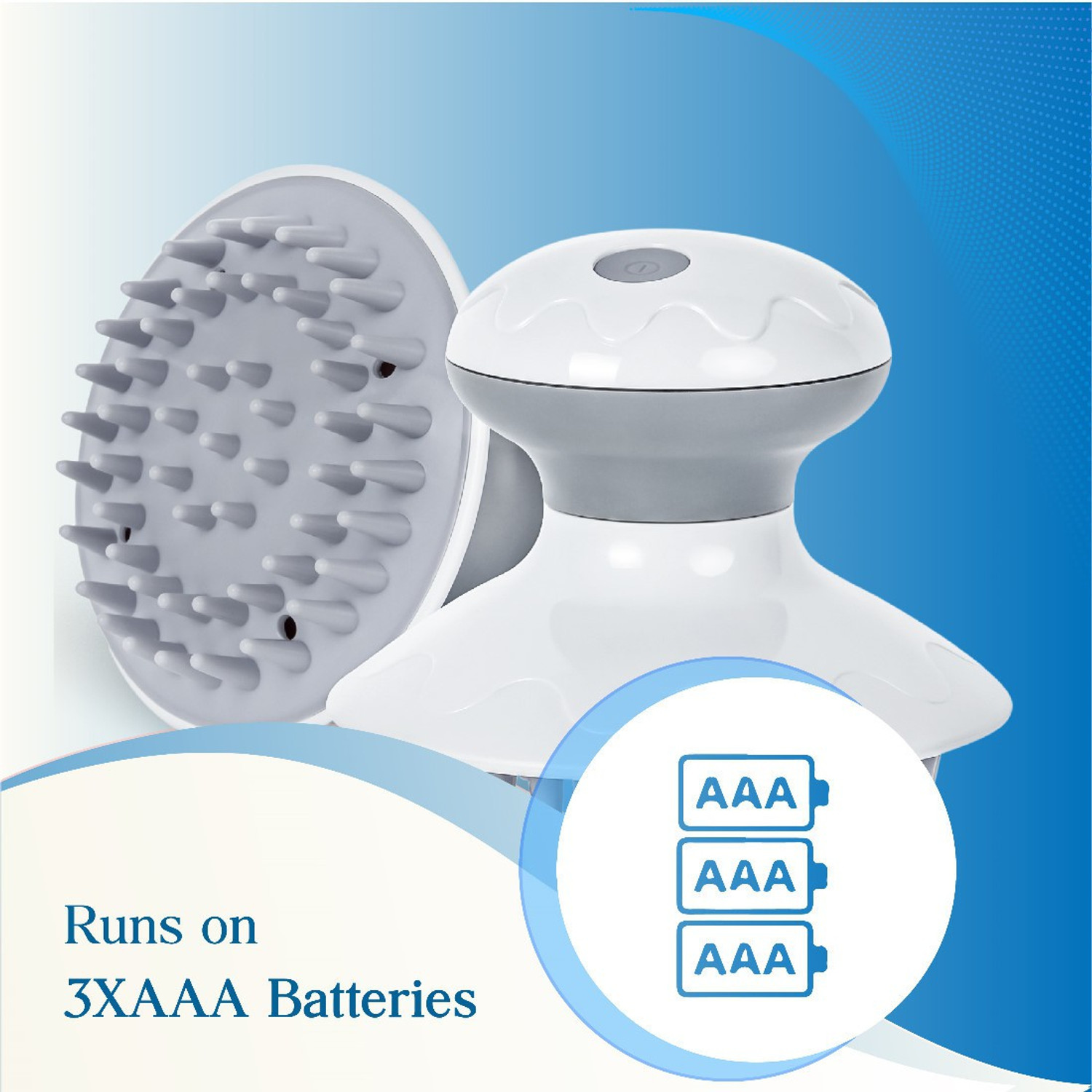 Image of JSB HF135 Scalp Head Massager for Deep Muscle Relaxation & Stress Relief (Waterproof) Massager