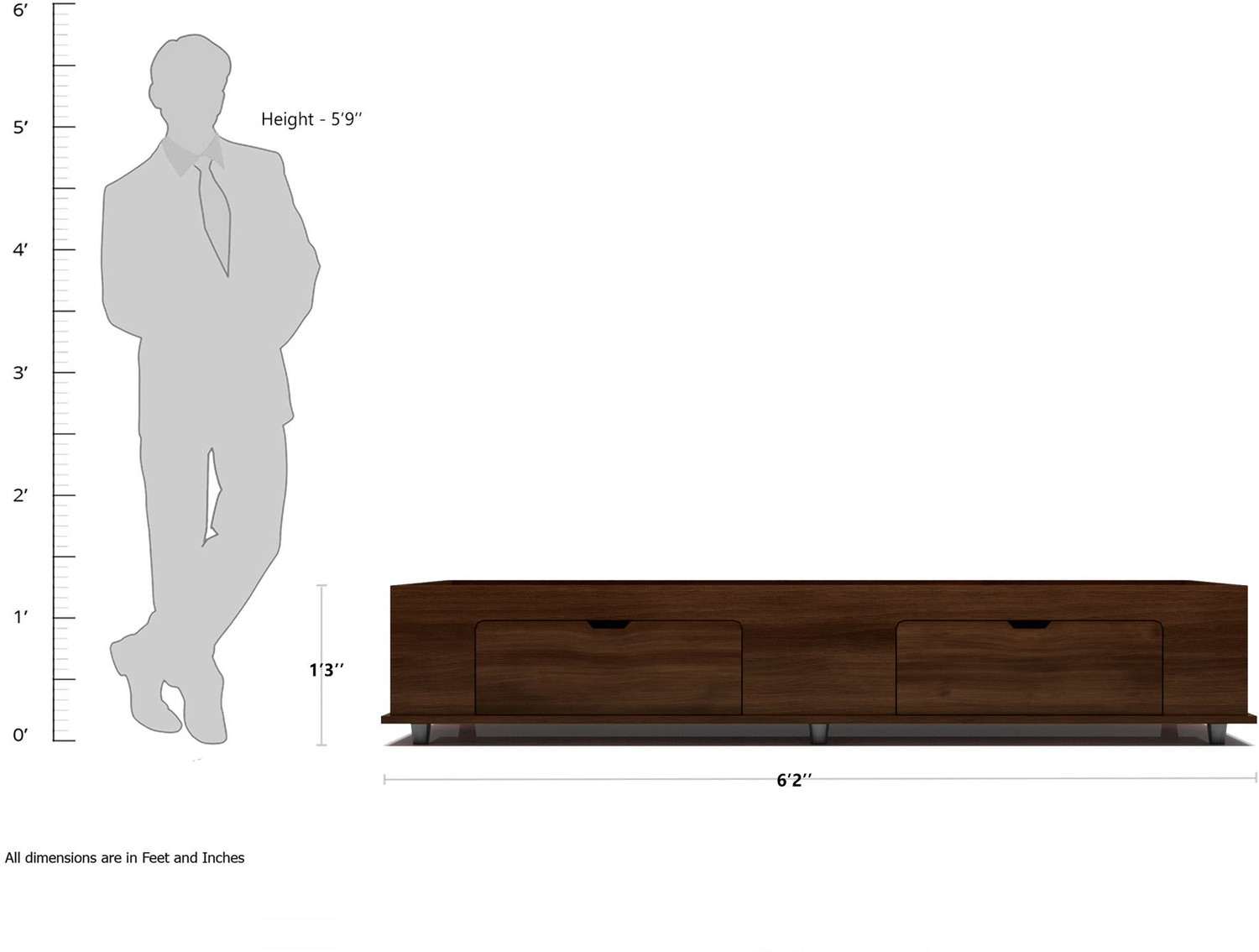 Image of Okra Diwan Bed Engineered Wood Single Box Bed, 81.28 cm x 187.96 cm (2.67 ft x 6.17 ft)