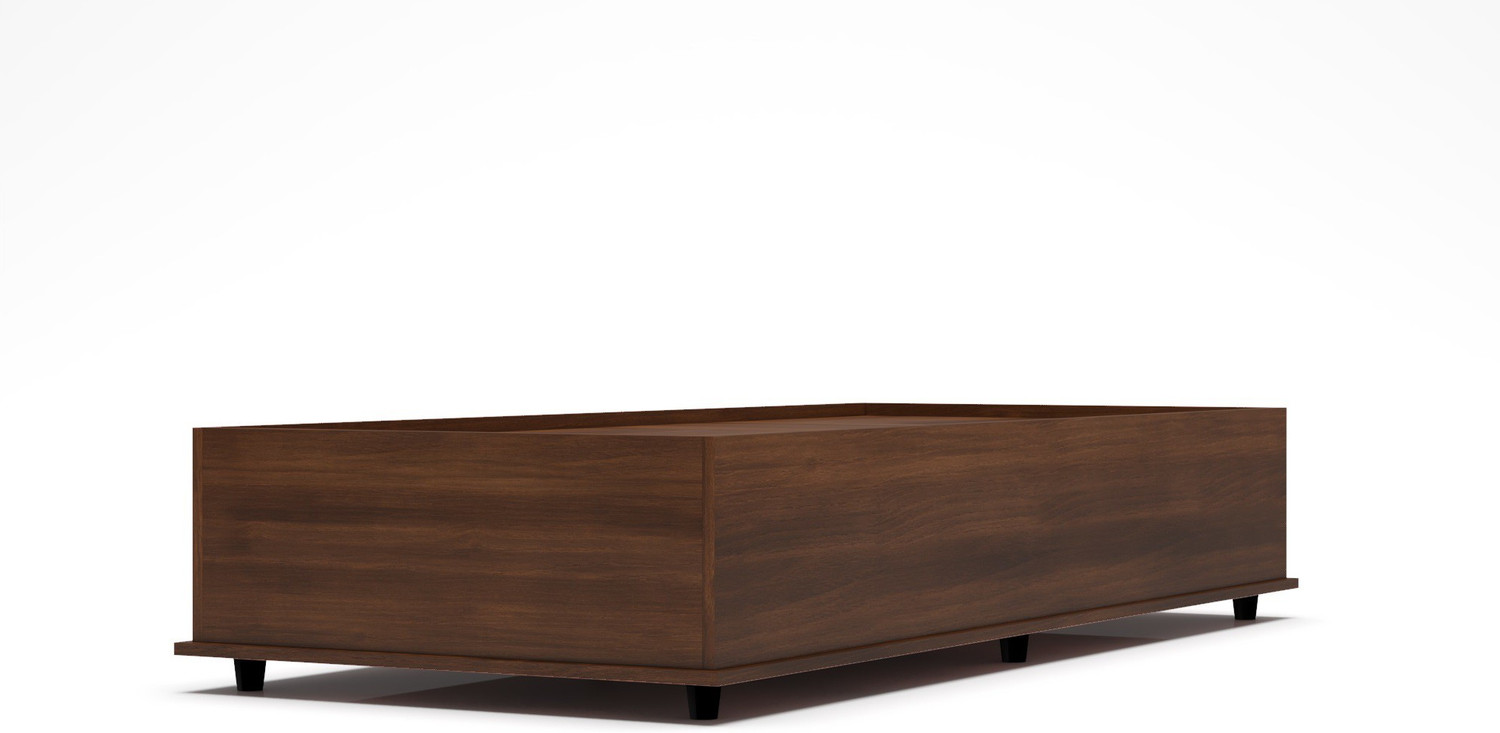 Image of Okra Diwan Bed Engineered Wood Single Box Bed, 81.28 cm x 187.96 cm (2.67 ft x 6.17 ft)