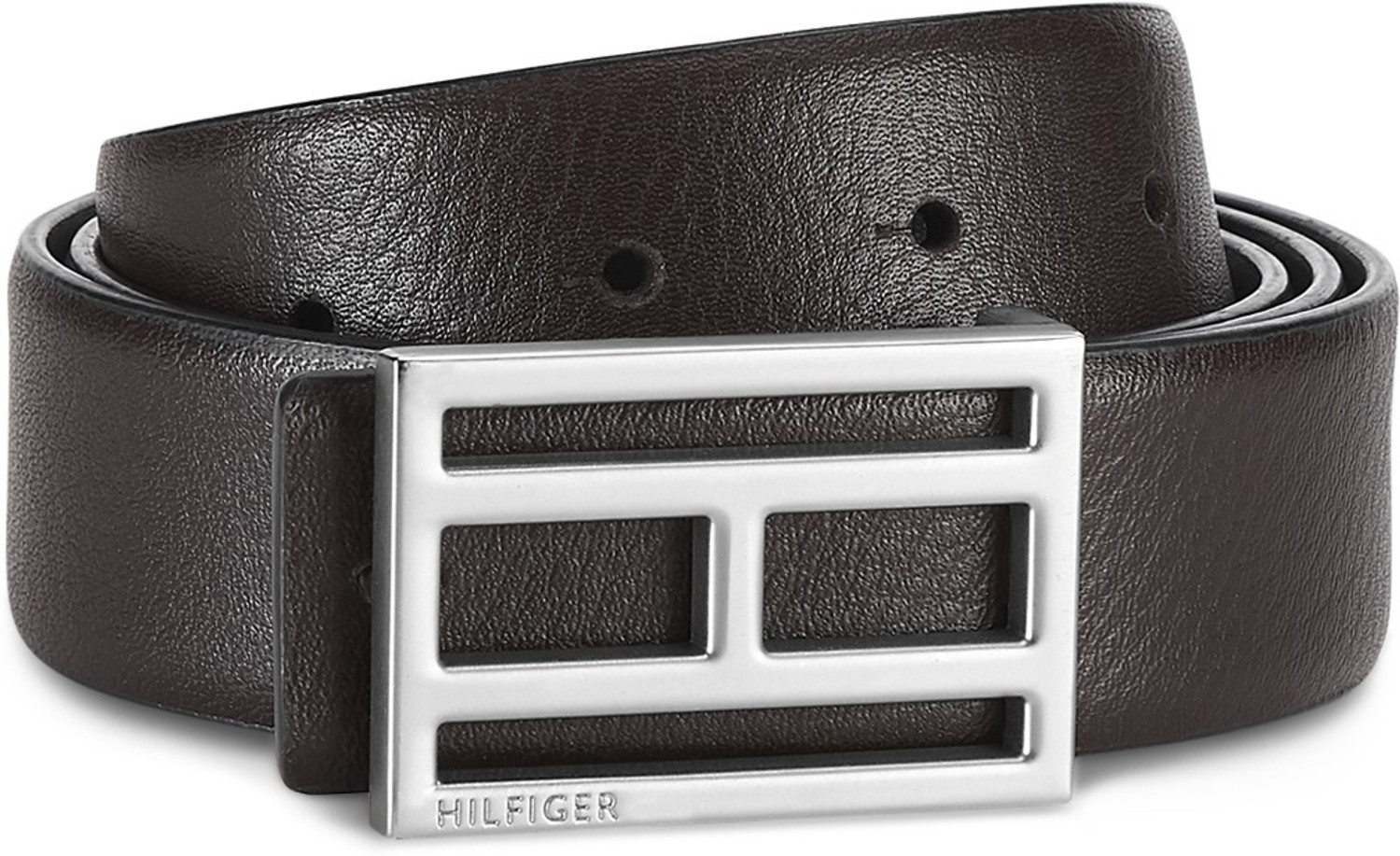 Image of TOMMY HILFIGER Men Casual Multicolor Genuine Leather Reversible Belt