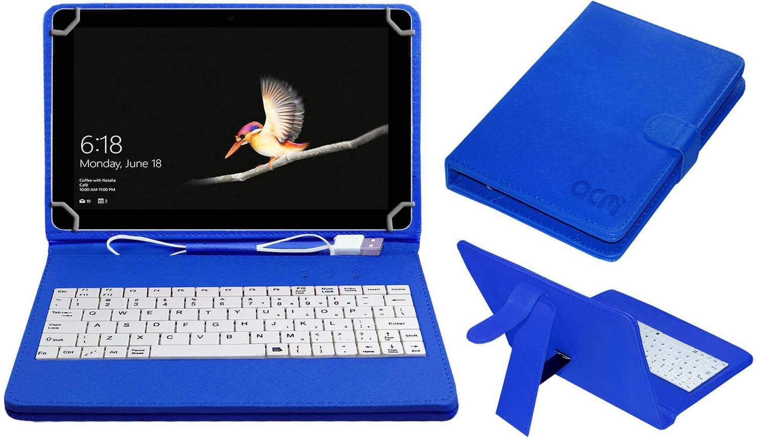 ACM Keyboard Case for Microsoft Surface Go 10 Inch