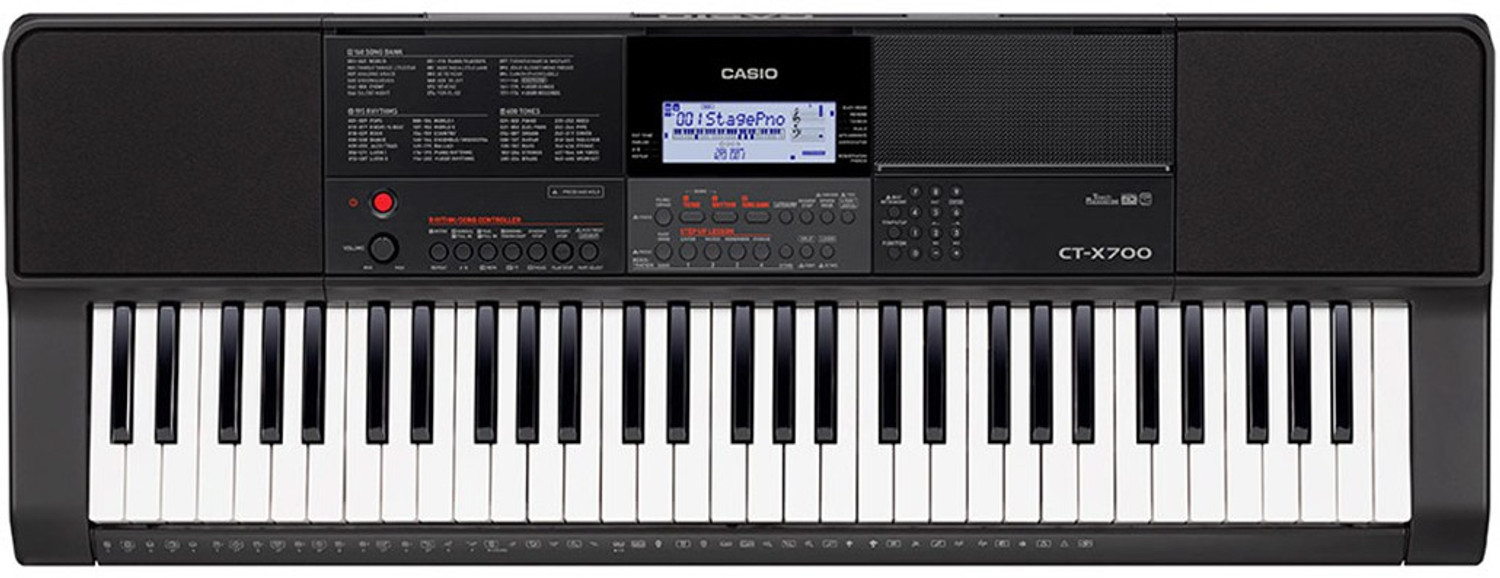 Image of Casio CTX700 61-Key Touch Sensitive Portable Keyboard with Piano tones