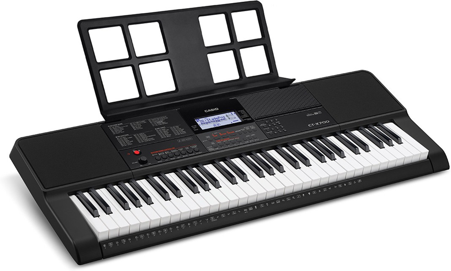 Image of Casio CTX700 61-Key Touch Sensitive Portable Keyboard with Piano tones