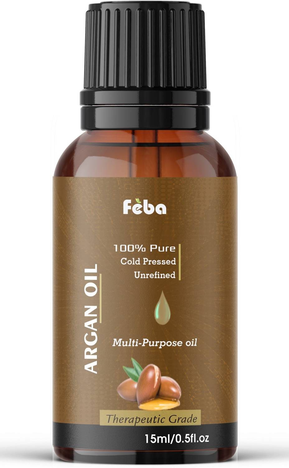 Feba Argan Oil of Morocco 100% Pure & Natural, Organic Cold Press...mo