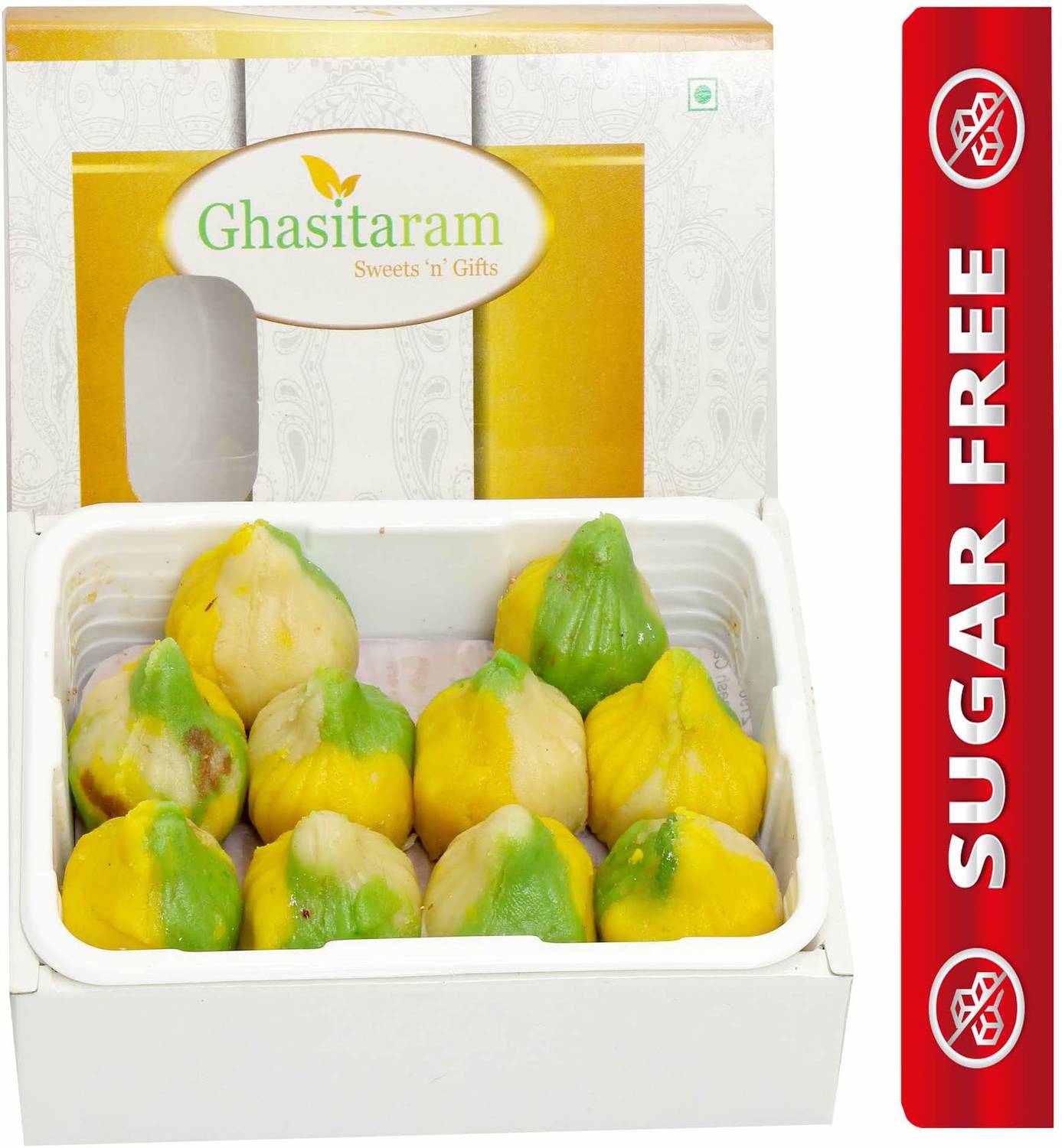 Ghasitaram Gifts Tirangi Sugarfree Modaks