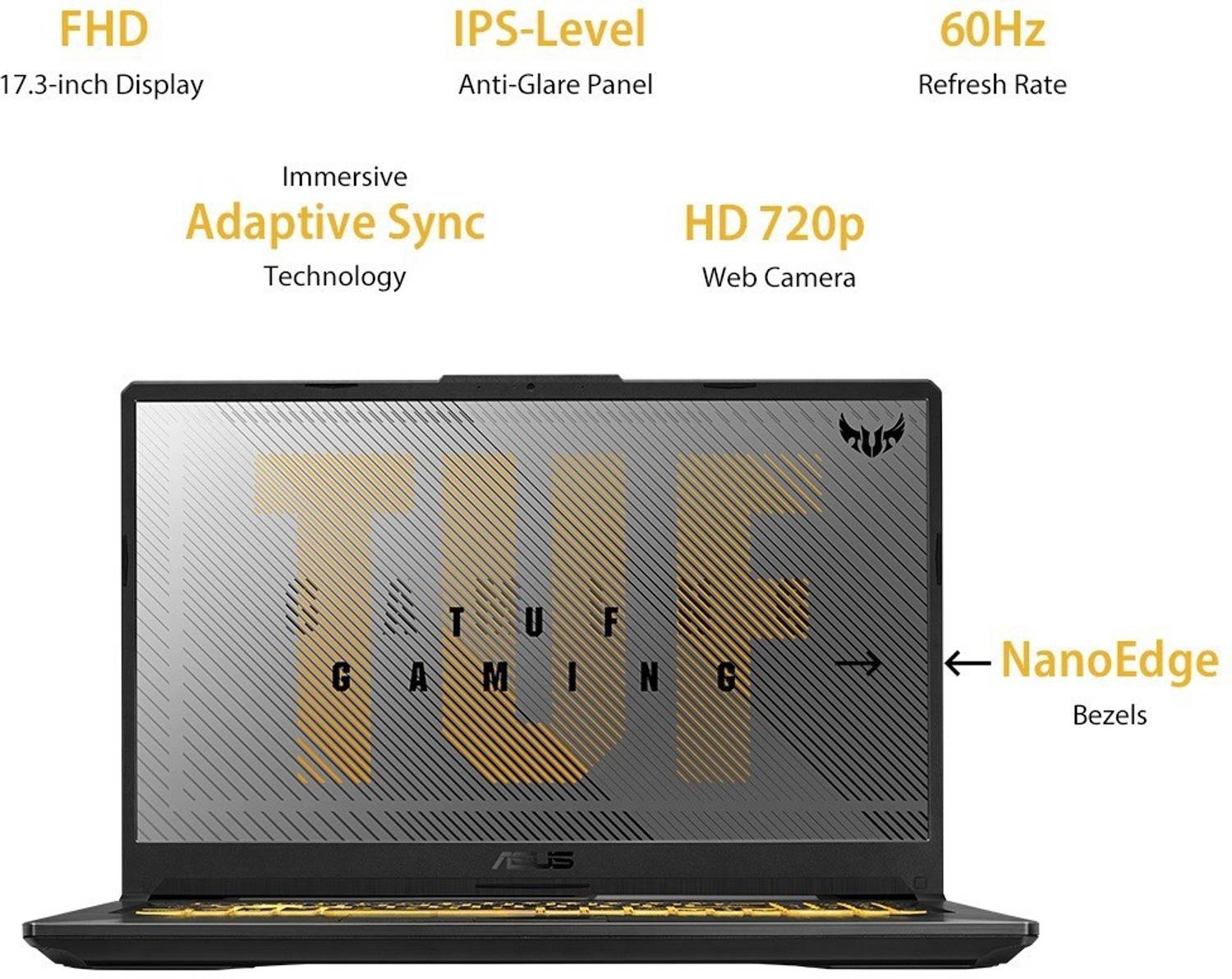 ASUS TUF Gaming A17 AMD Ryzen 5 4600H Laptop - Image 2