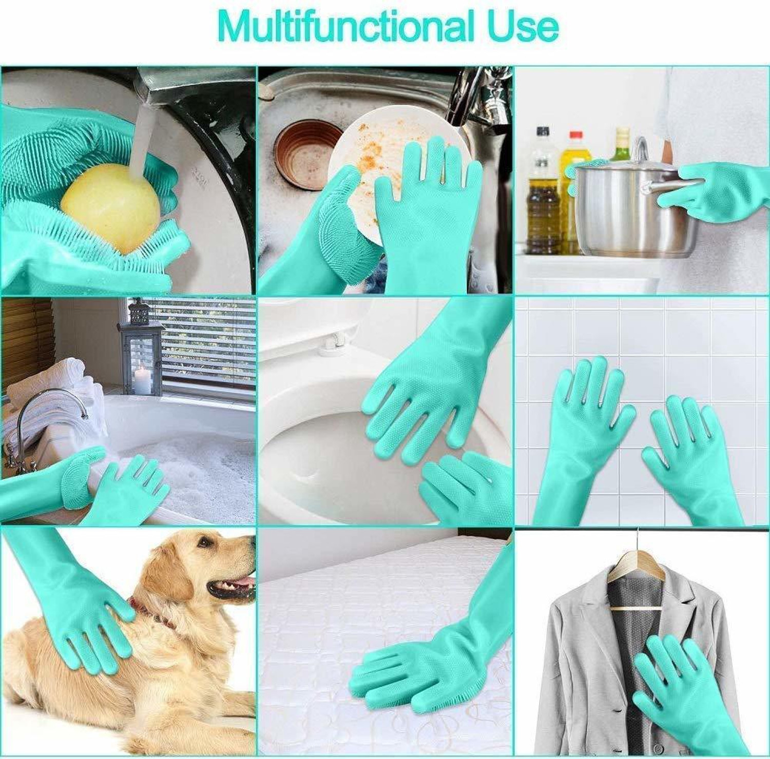 Image of cello Silicone Gloves Wet and Dry Glove
