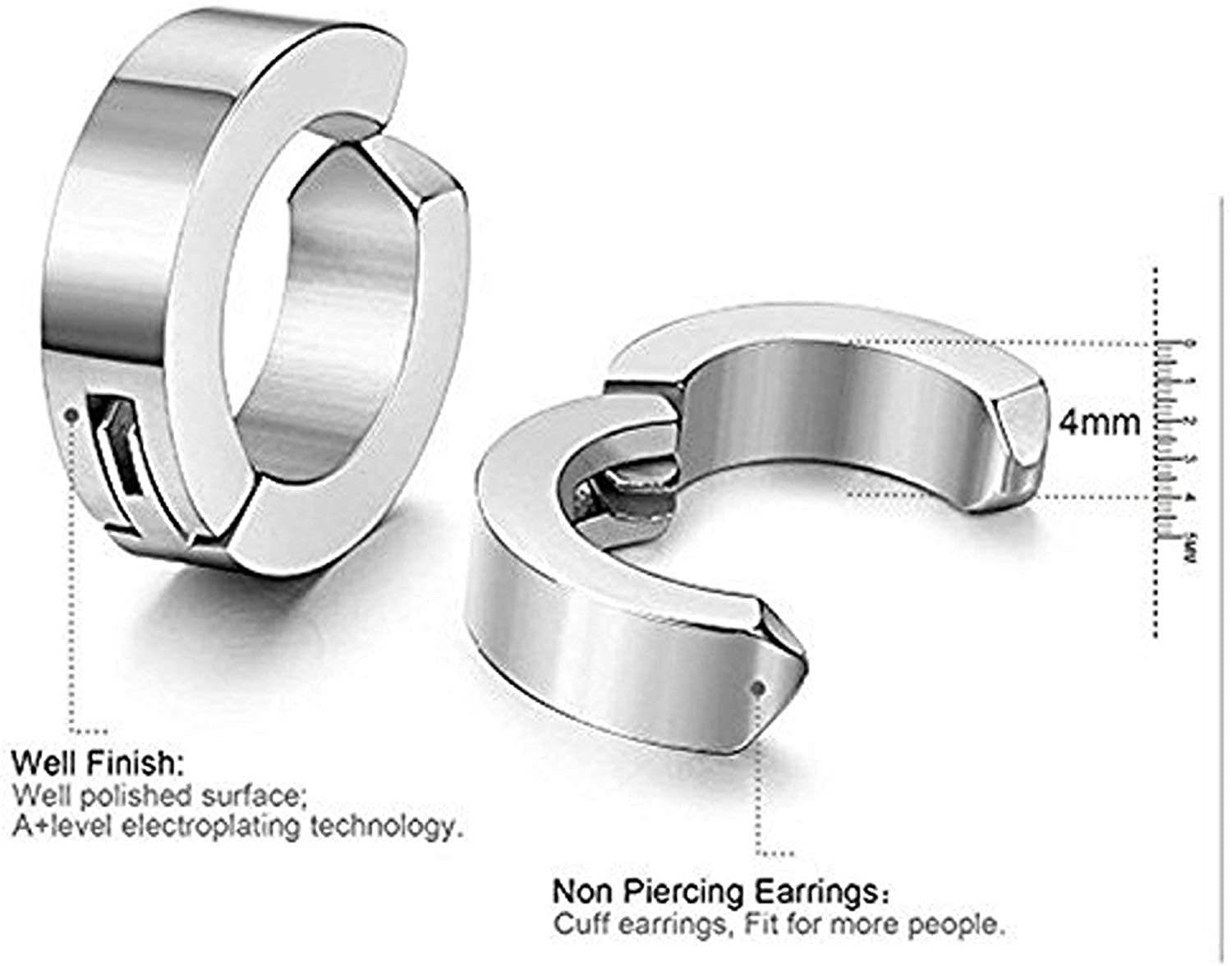Essence Silverstuds123 Metal Stud Earring - Image 2