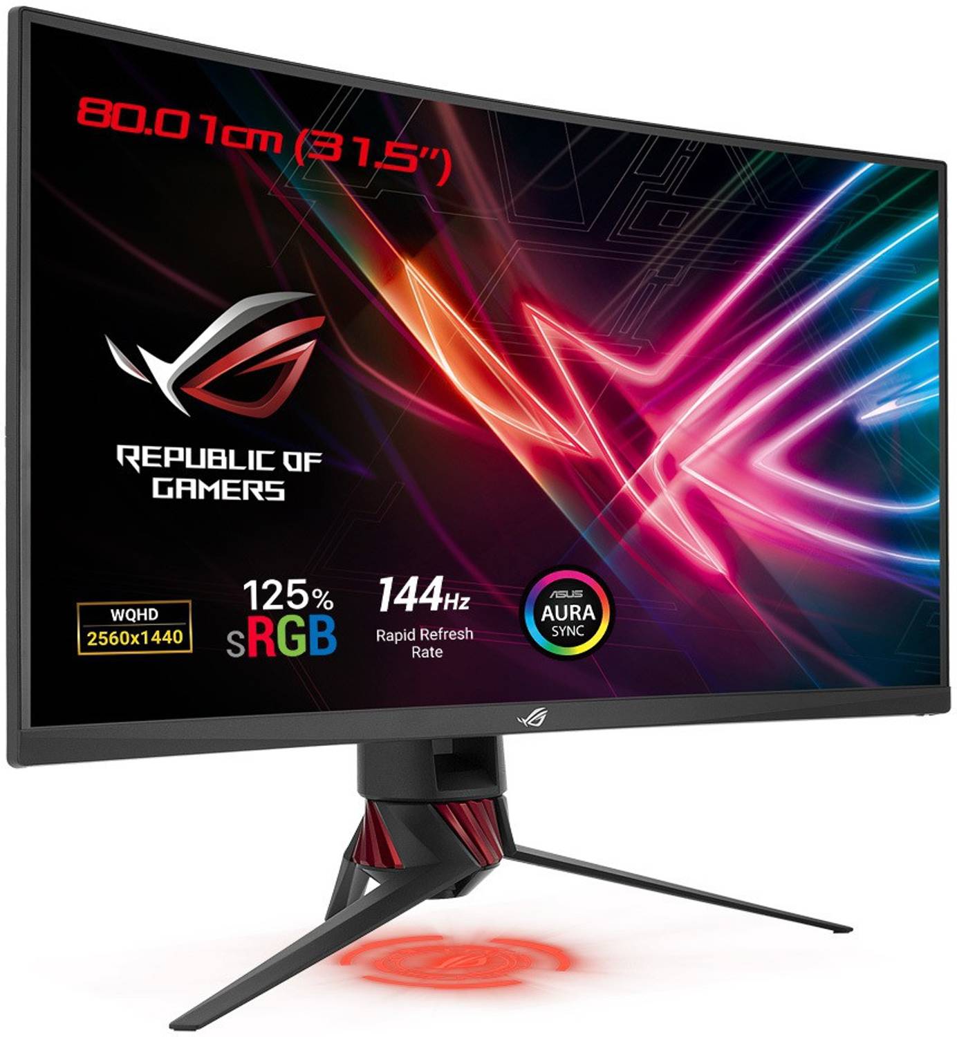 ASUS 80.01 cm (32 inch) Curved WQHD LED Backlit VA Panel Gaming