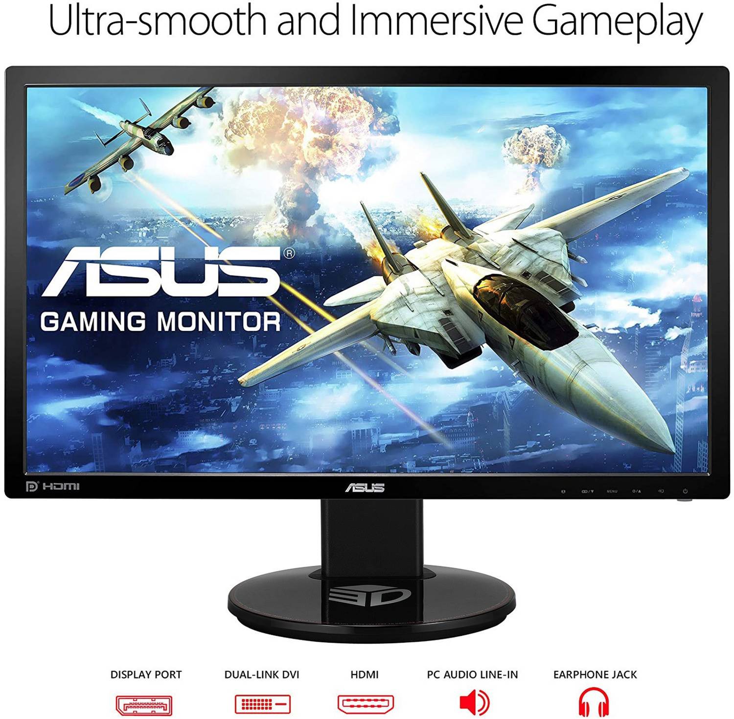 ASUS 60.96 cm (24 inch) Full HD TN Panel Anti Glare||Stereo