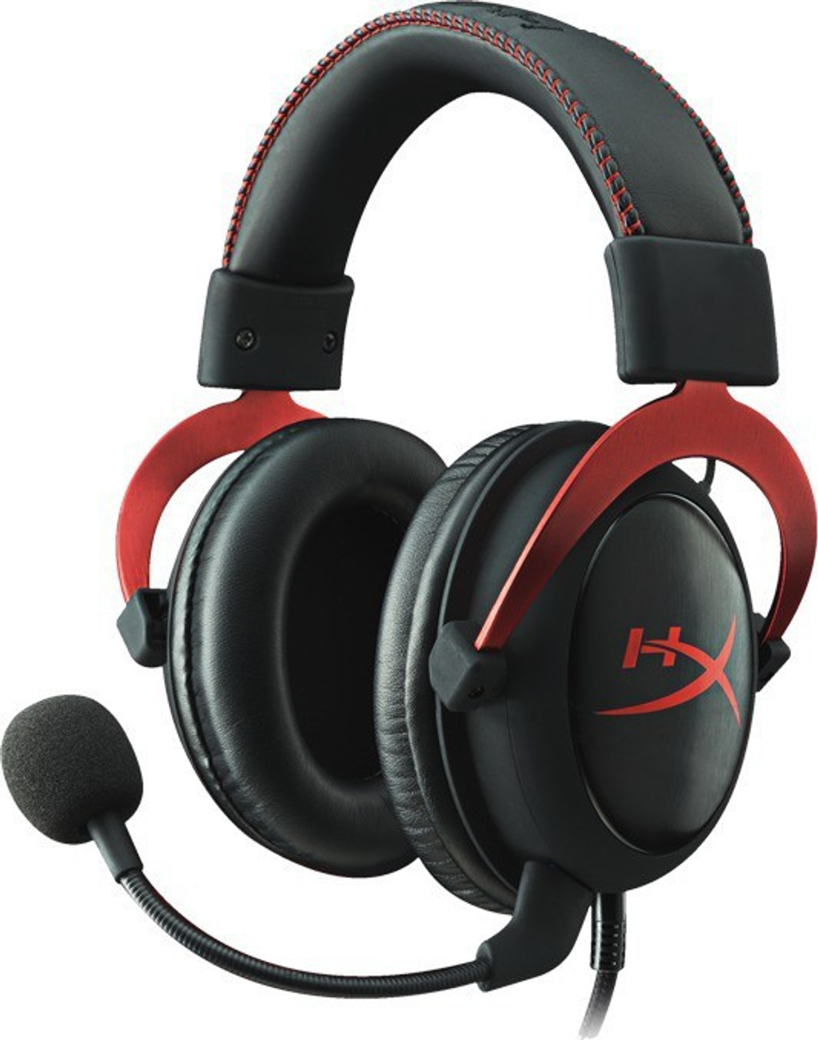 Image of HyperX Cloud II Gaming Headset for PC,Xbox One,PS4 - Red