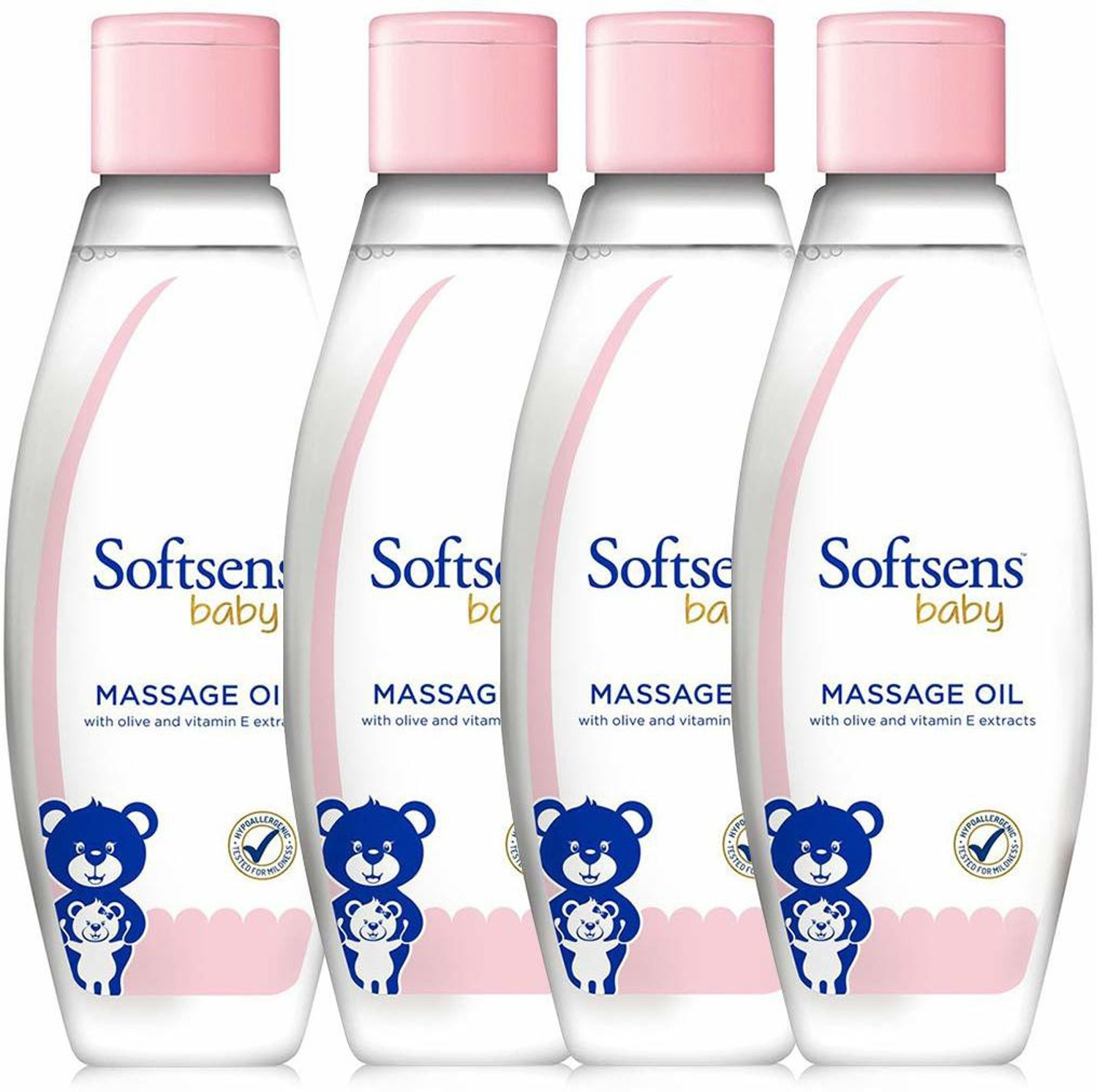 Softsens Baby Massage Oil 200ml (Pack of 4)