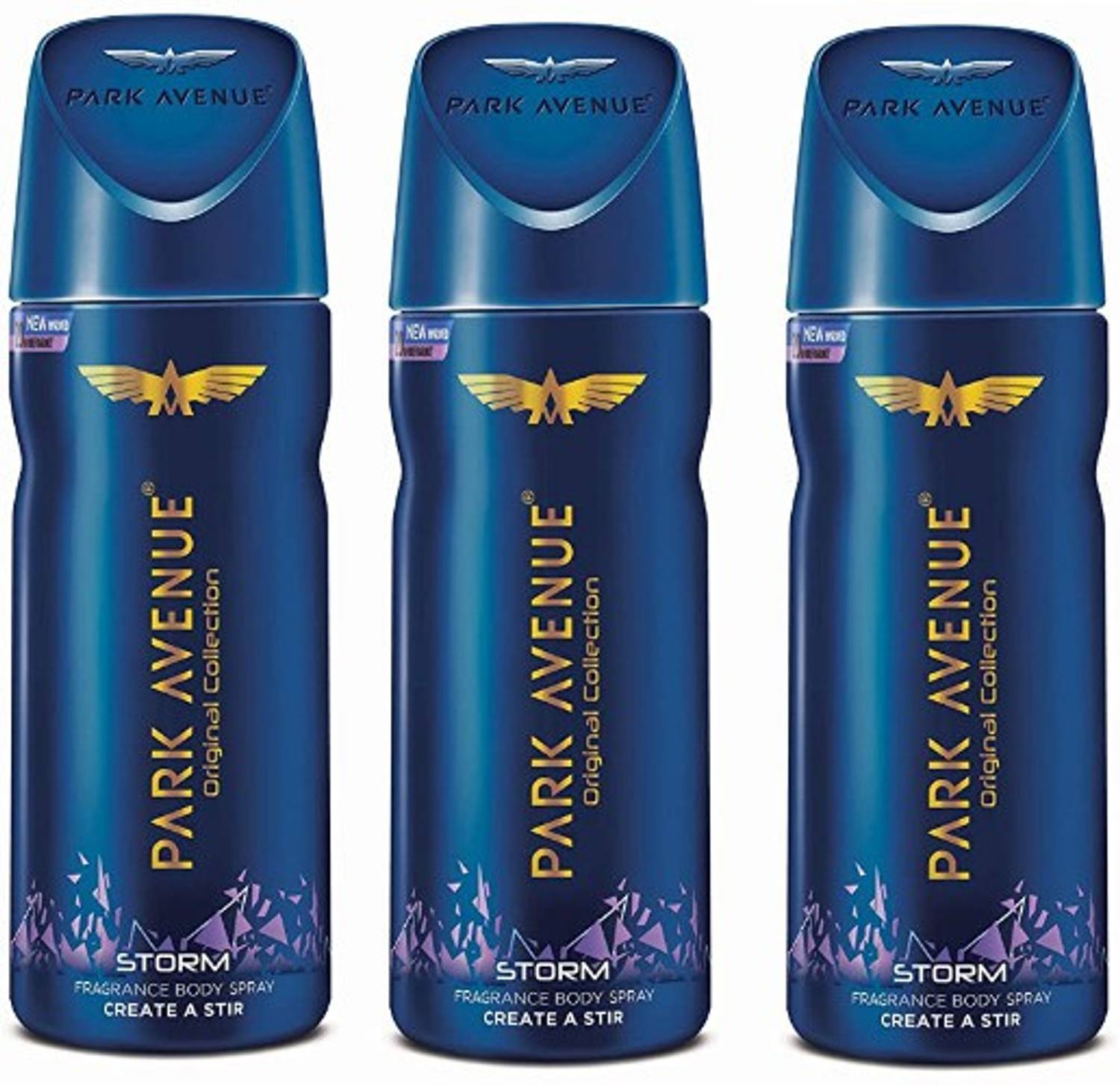 PARK AVENUE STORM - 150ml each (ST-03) Deodorant Spray - For Me