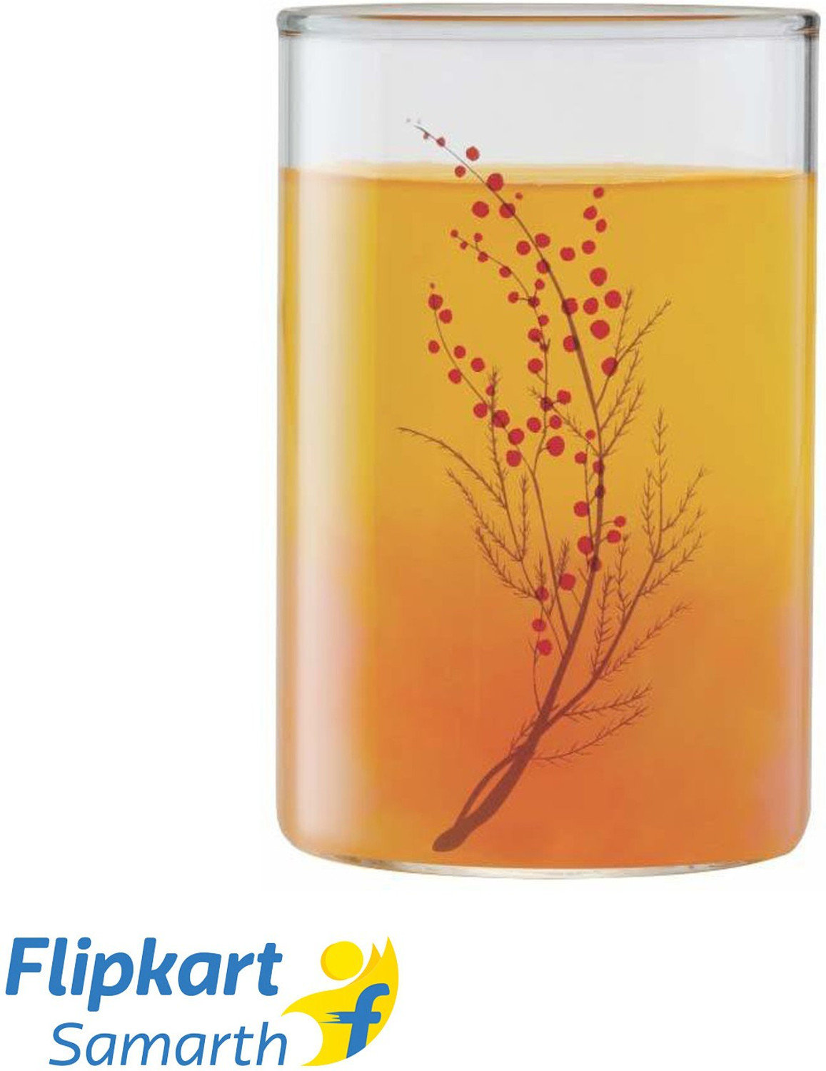 Image of BOROSIL (Pack of 6) Vision D'Signer Glass Set, 295ml, 6-Pieces, Transparent Glass Set Water /Juice Glass