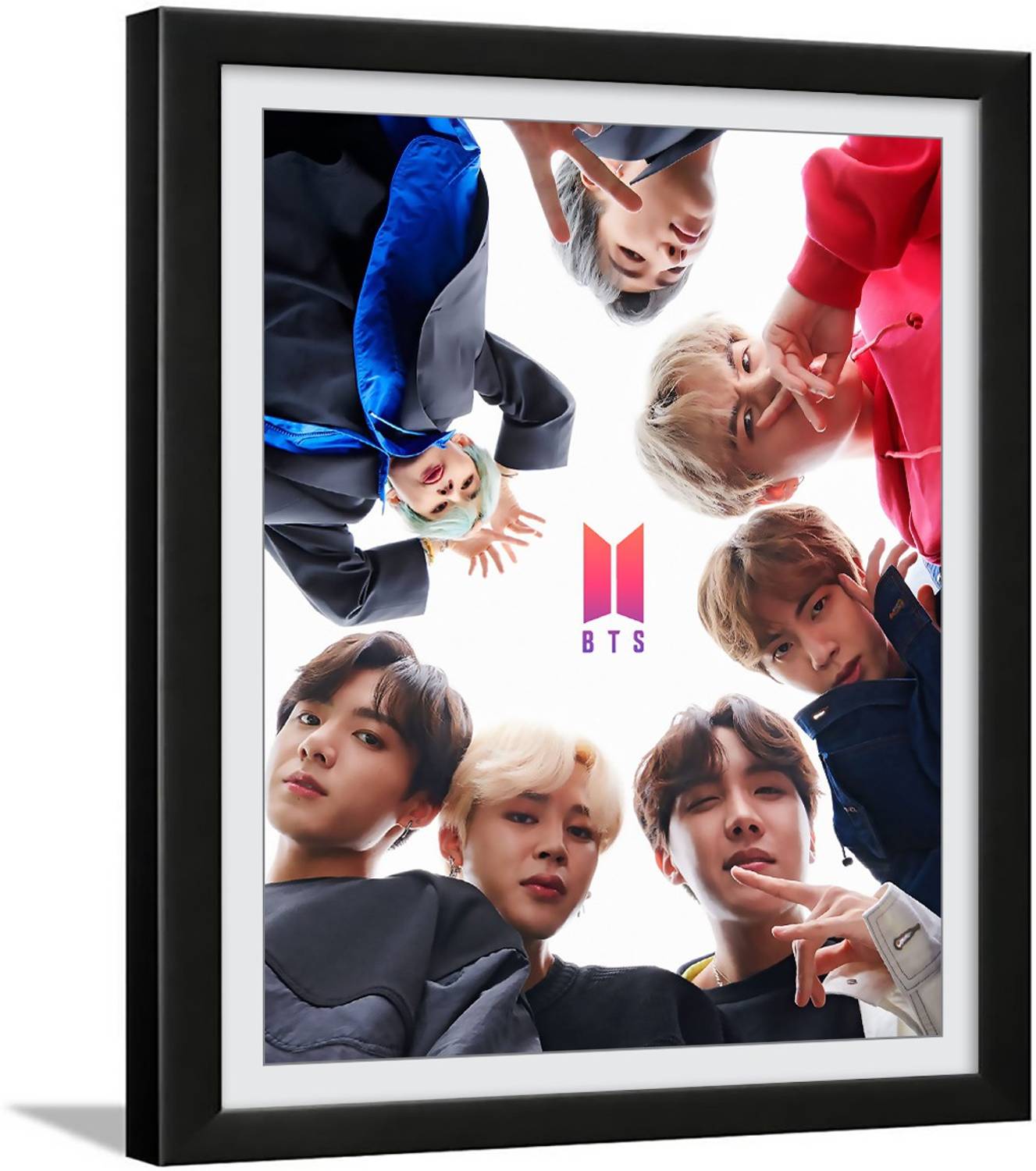 BTS フォトフレーム BTS framed poster - BTS framed photo - BTS photo frame - BTS wall