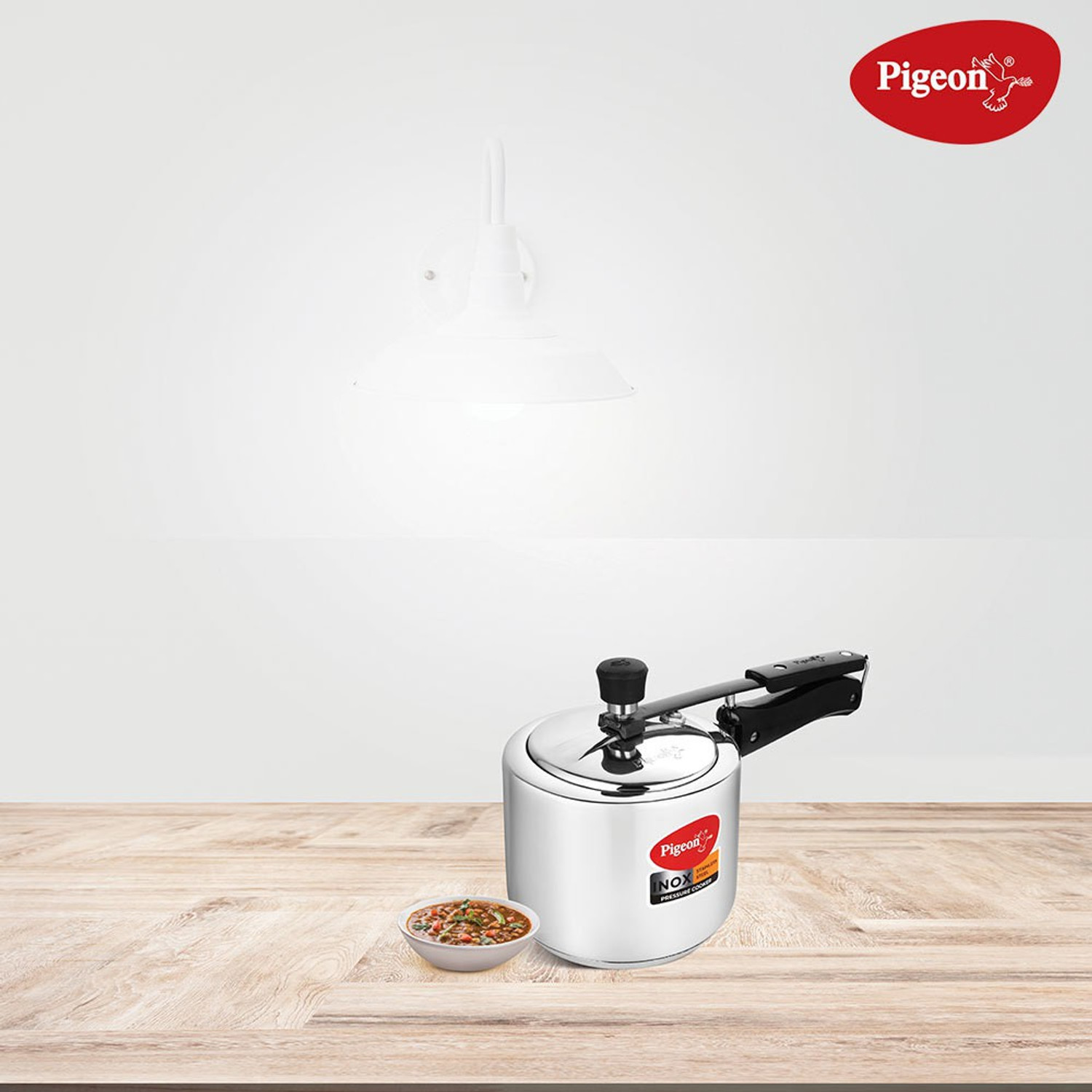 Image of Pigeon Inox Inner Lid 3 L Inner Lid Induction Bottom Pressure Cooker