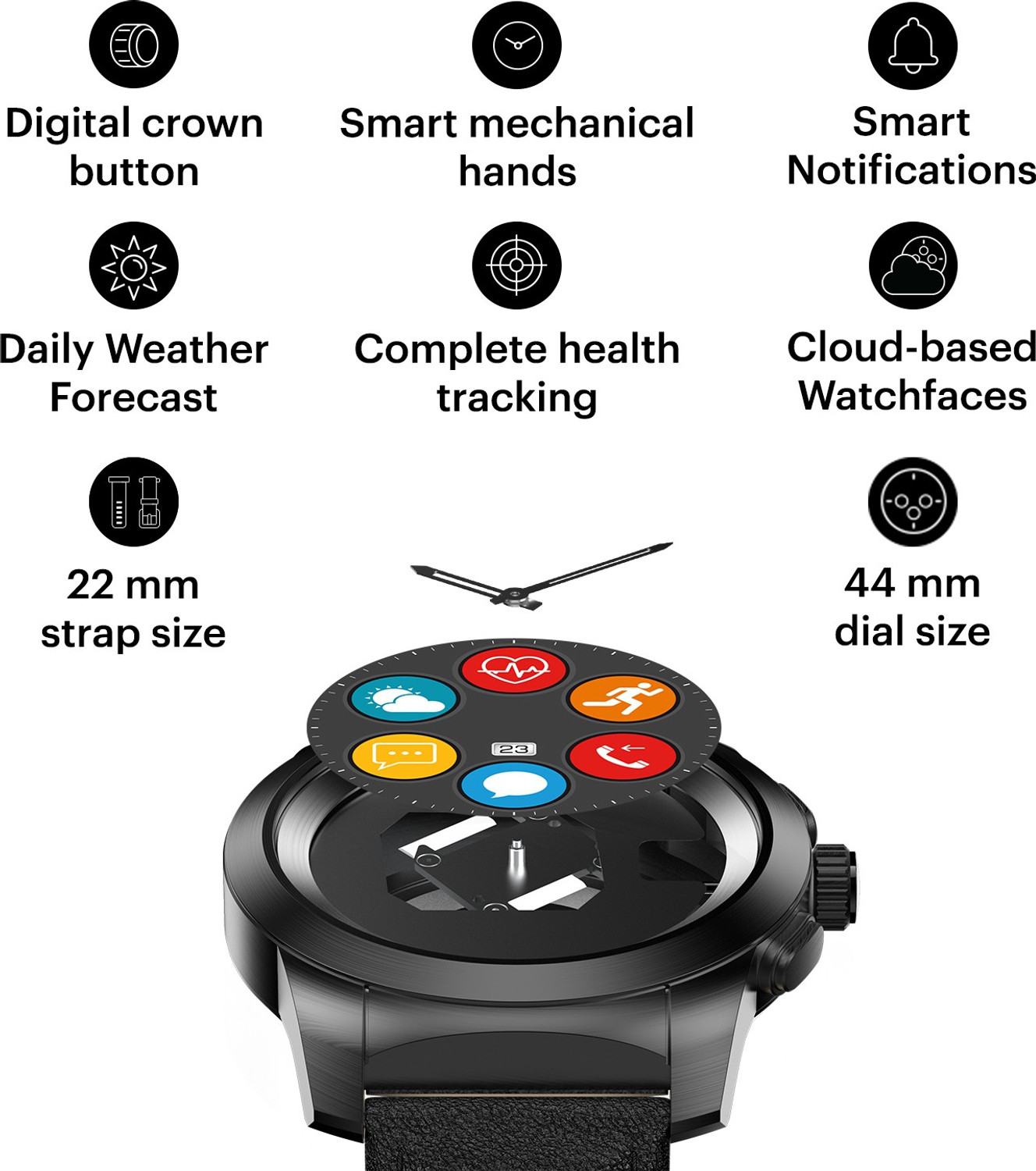Image of NoiseFit Fusion Hybrid Smartwatch