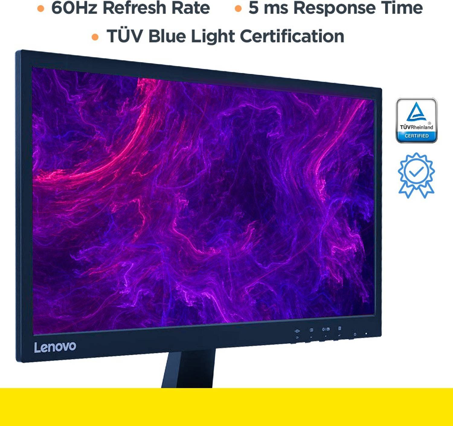 【美品】Lenovo モニター D22-10 モニターアームセット販売 Lenovo 54.61 cm (22 inch) Full HD TN Panel Monitor (D22-10) Price