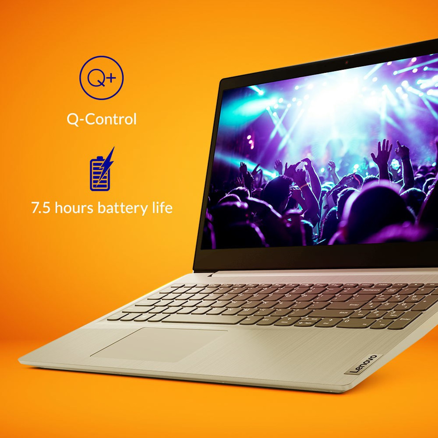 Image of Lenovo IdeaPad Slim 3i Intel Core i5 10th Gen 10210U - (8 GB /1 TB HDD /Windows 10 Home /2 GB Graphics) 15IML05 Laptop