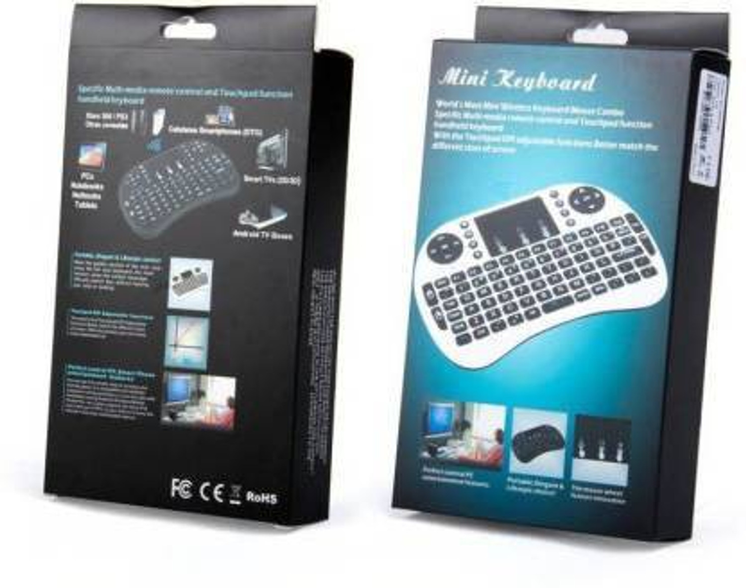 Image of CPEX Mini Wireless Keyboard with Touchpad Mouse Wireless Handheld Laptop Keyboard Compatible with Desktop, Laptop, Mac