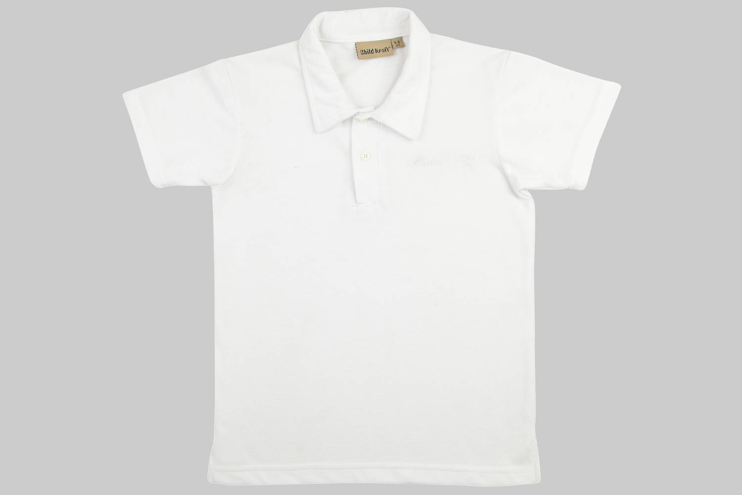 ChildKraft Boys Solid Cotton Blend Regular T Shirt