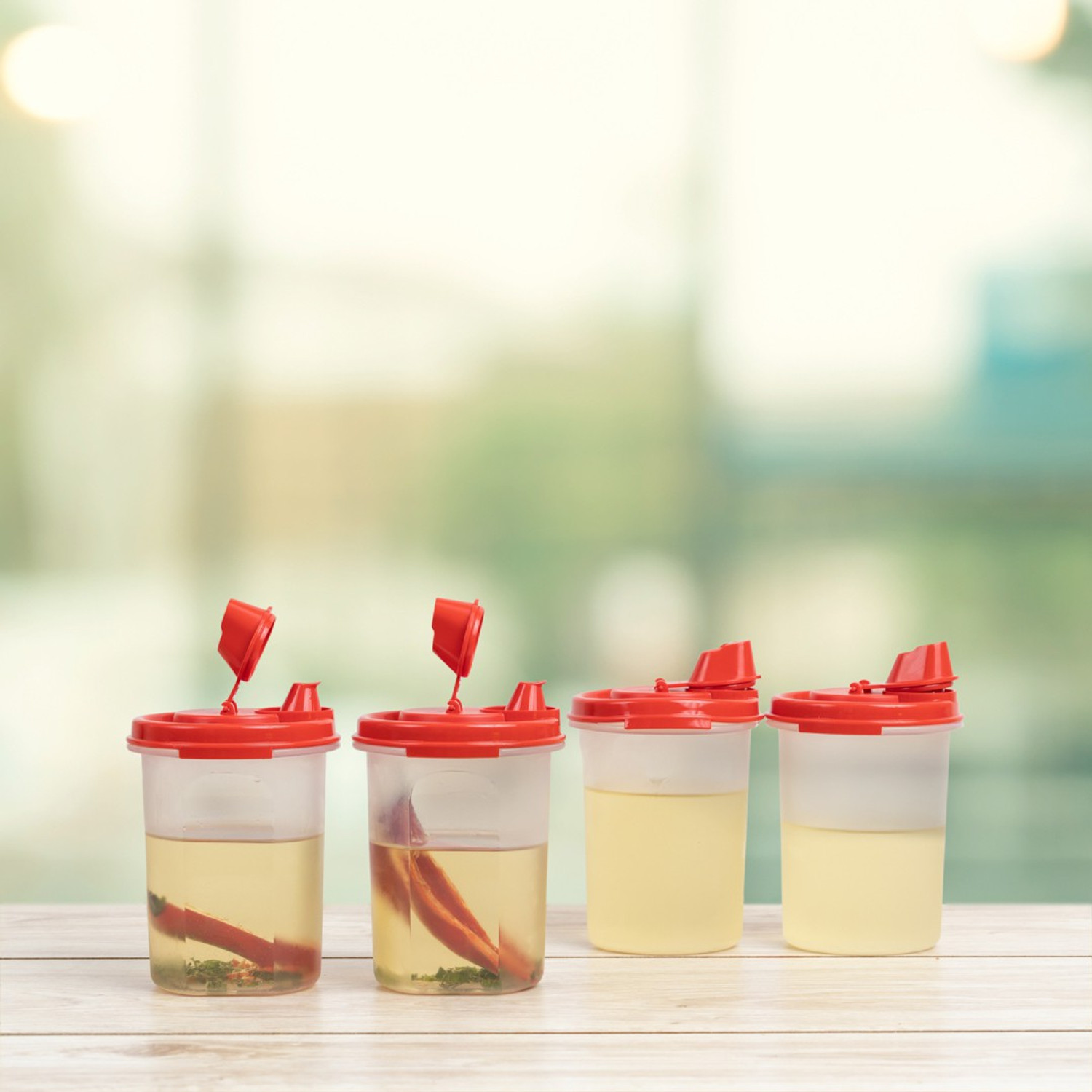 Image of TUPPERWARE 440 ml Cooking Oil Dispenser Set (Pack of 4)