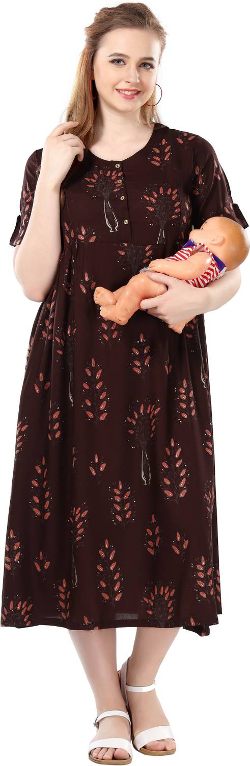 AV2 Women Printed A-line Kurta
