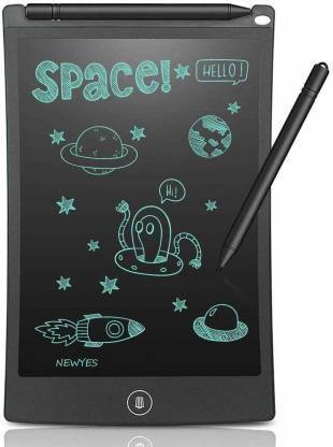 Spirka LSCWRITA84 Writing Board Tablet 8.5 Inch, Drawing and Writing Tablet Gift for Kids, Ideal for Home, School, Office, Memo, and Notebook (Black) 5 x 5 inch Graphics Tablet Connectivity - Wireless