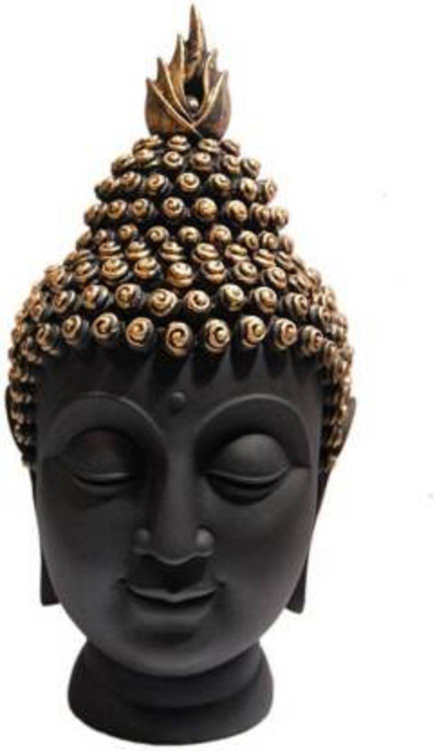 ASTRUMS Buddha Head Statue Decorative Showpiece Decorative Showpiece - 15 cm