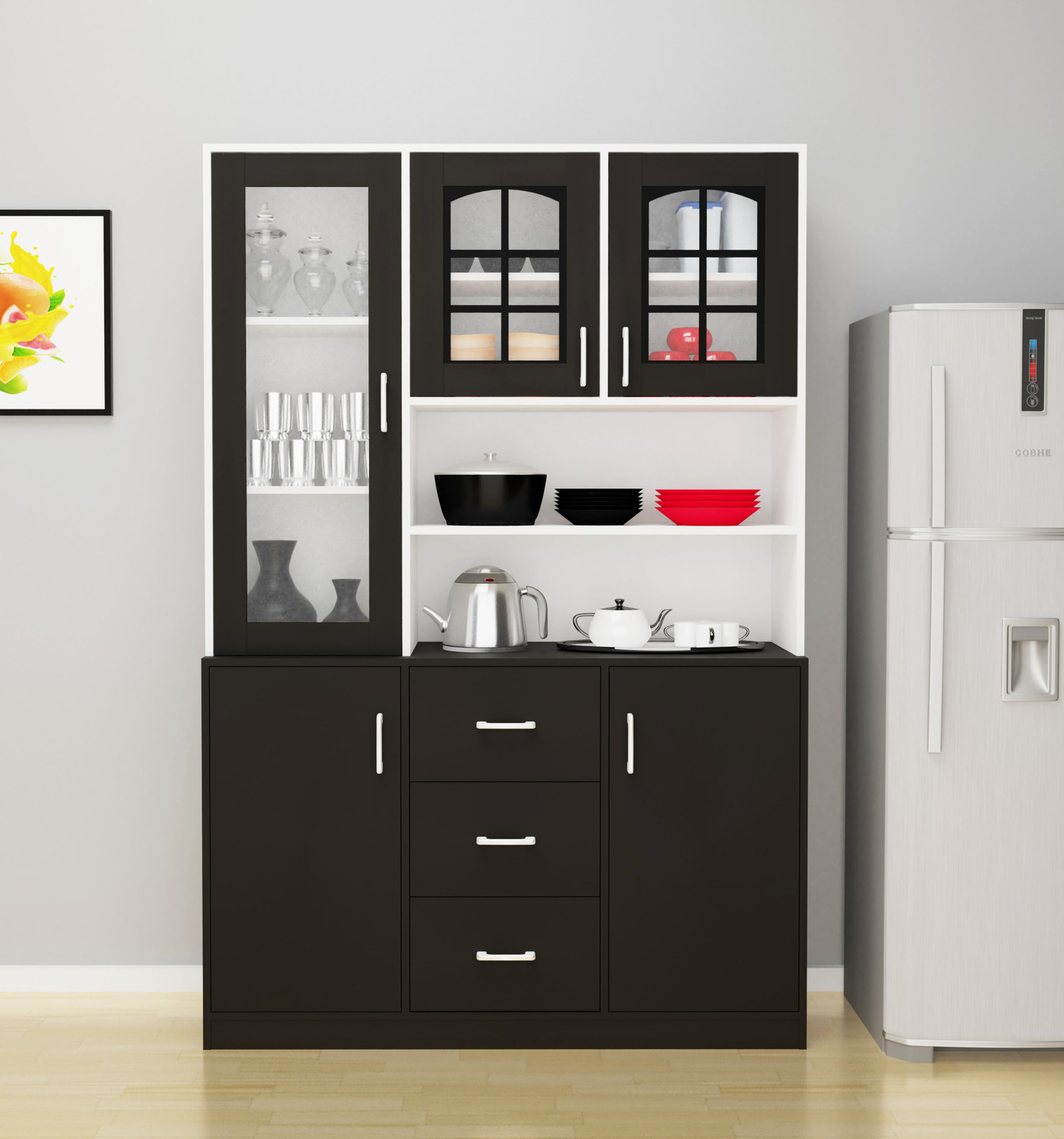 Image of Barewether Engineered Wood Kitchen Cabinet