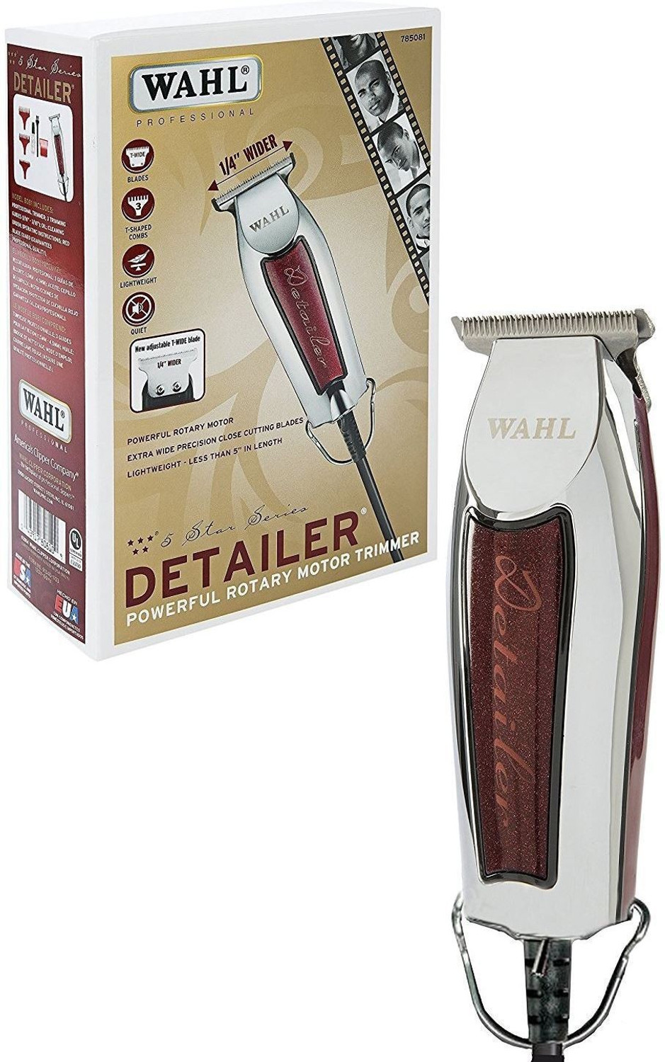 Image of WAHL 08081-924 Trimmer 120 min Runtime 3 Length Settings