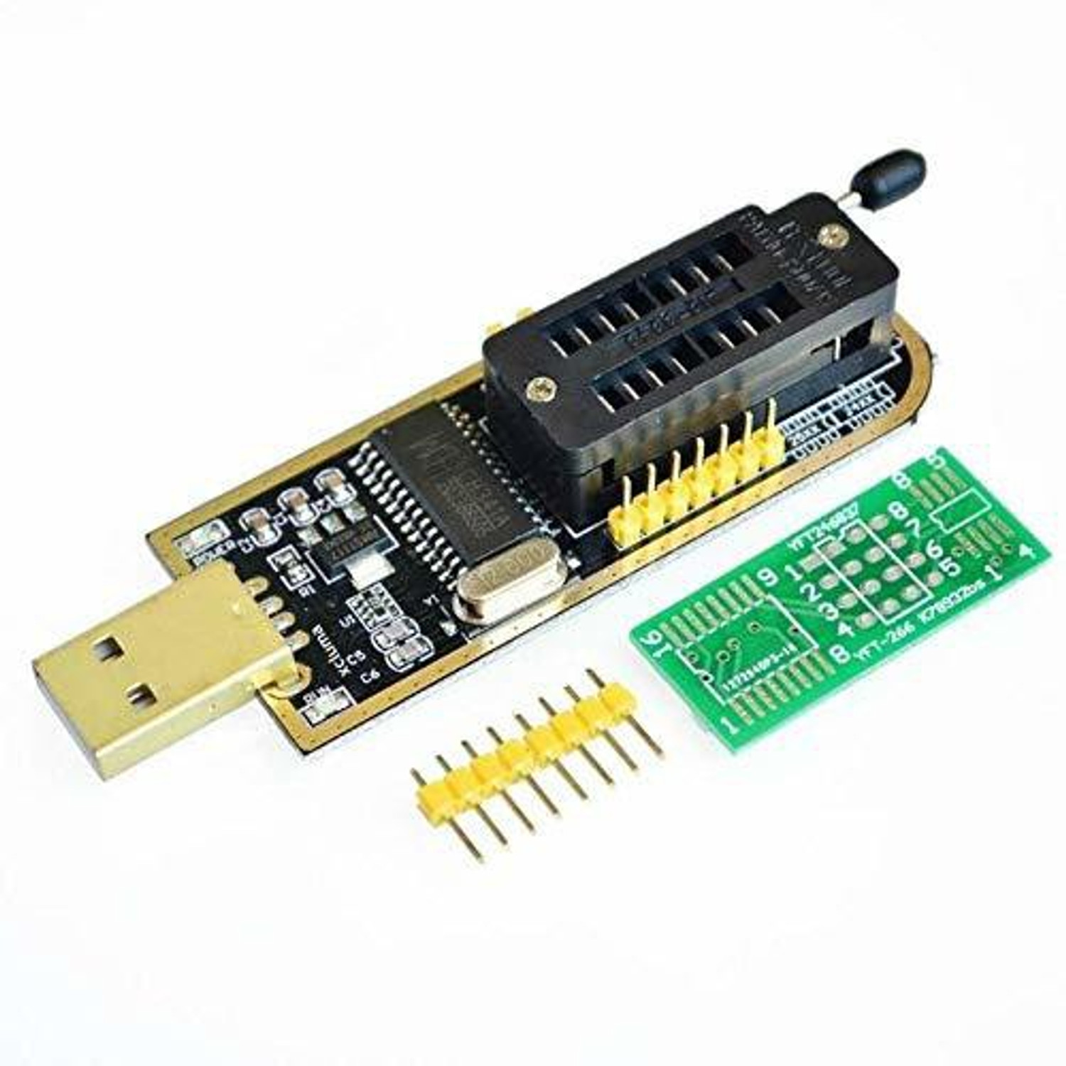 Image of keertan kalp USB Programmer CH341A Series Burner Chip 24 Eeprom Bios Electronic Components Electronic Hobby Kit