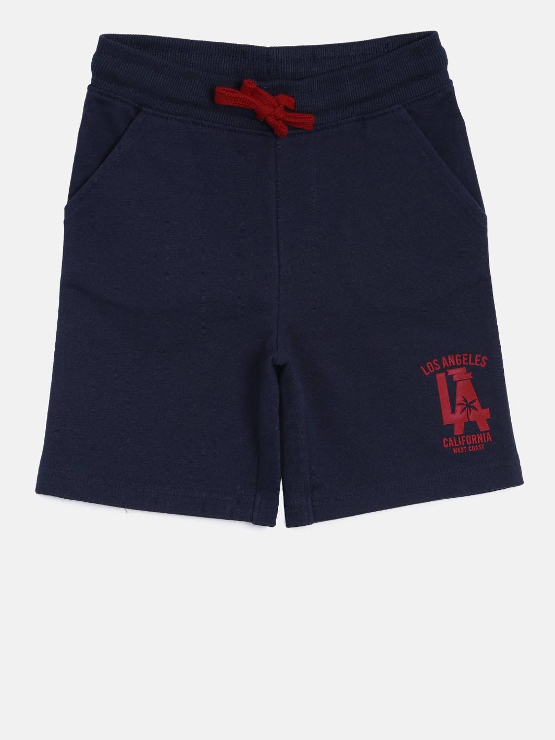3Pin Short For Boys Casual Solid Pure Cotton