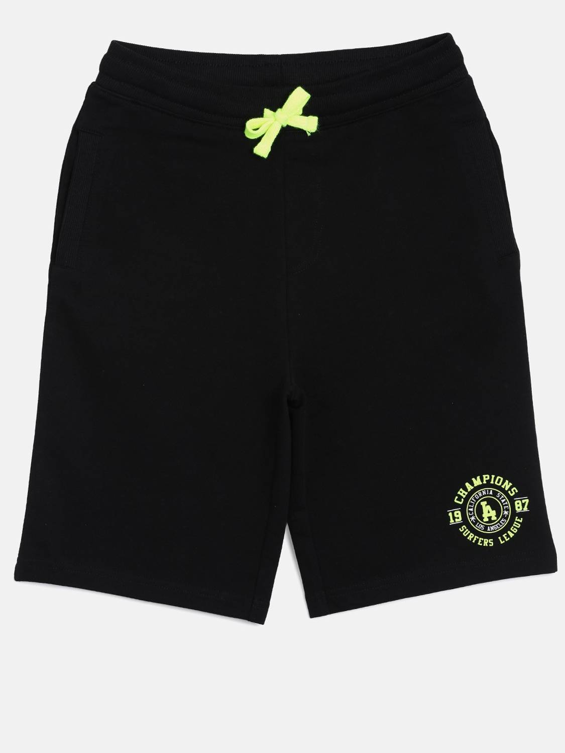 3Pin Short For Boys Casual Solid Pure Cotton