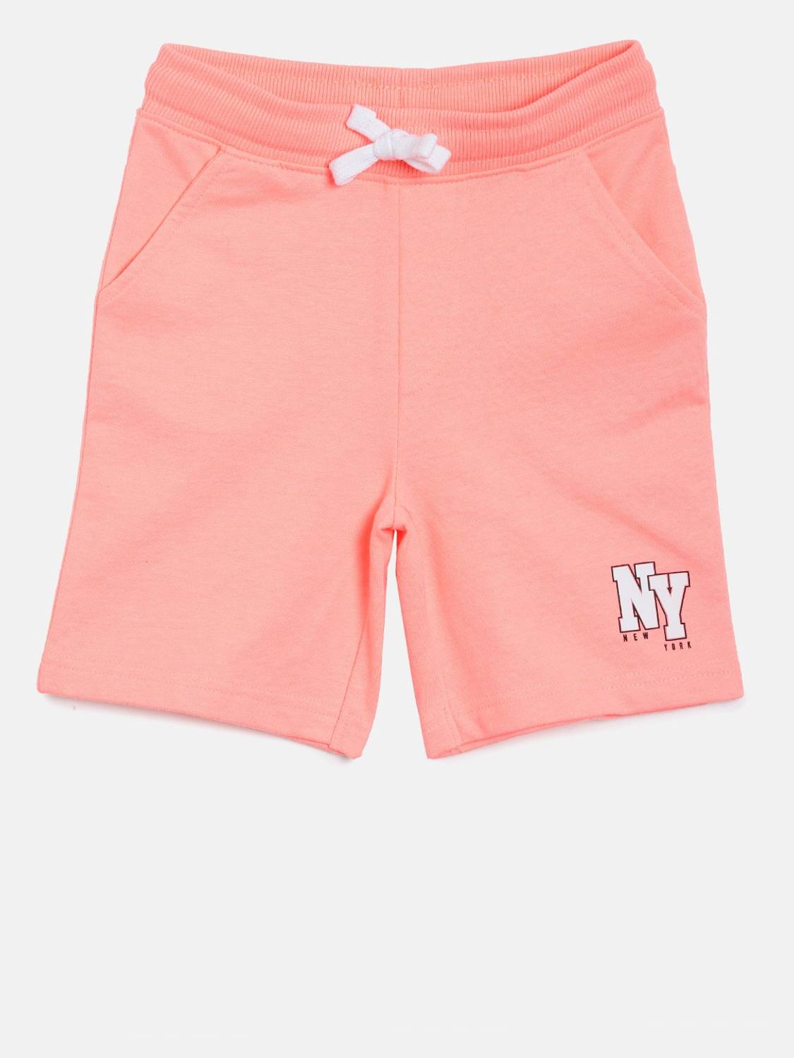 3Pin Short For Boys Casual Solid Pure Cotton