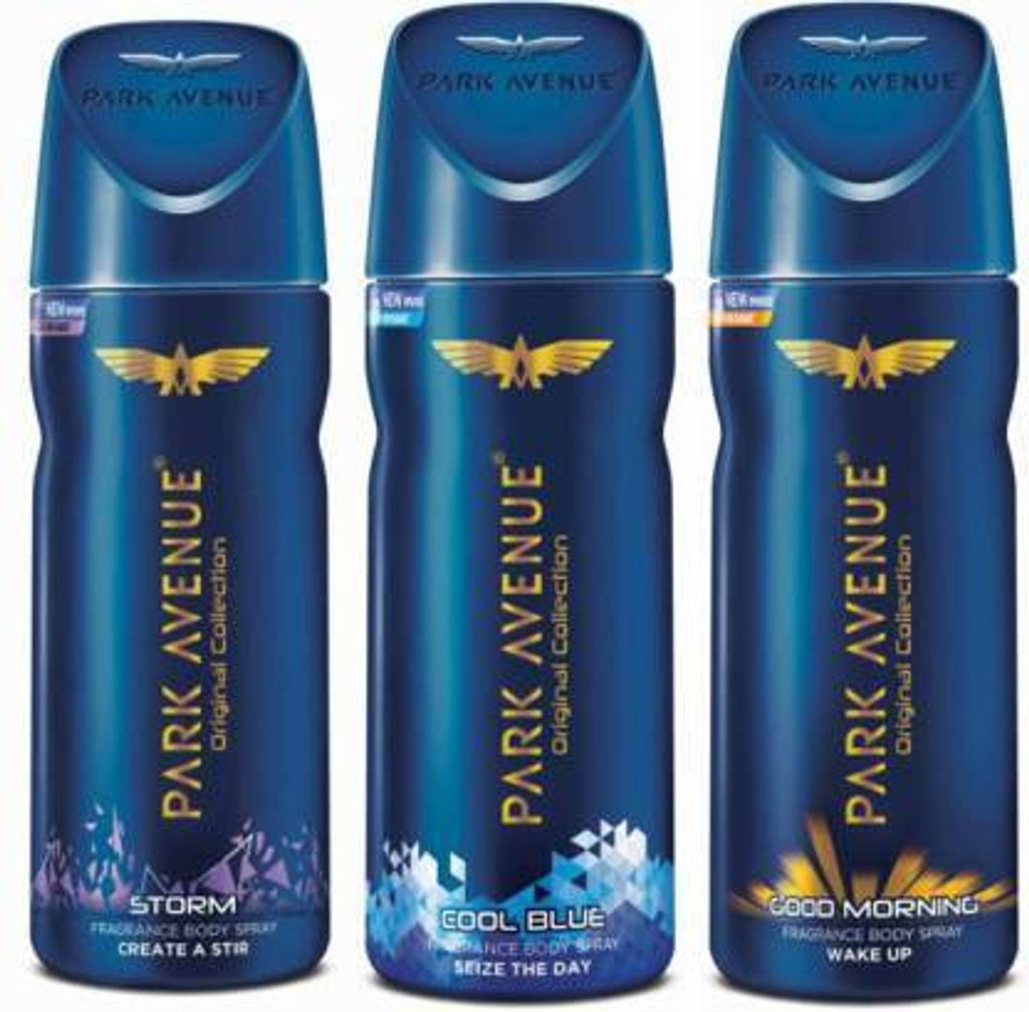 PARK AVENUE 1 Storm and 1 Cool Blue and 1 Good Morning Deodorant