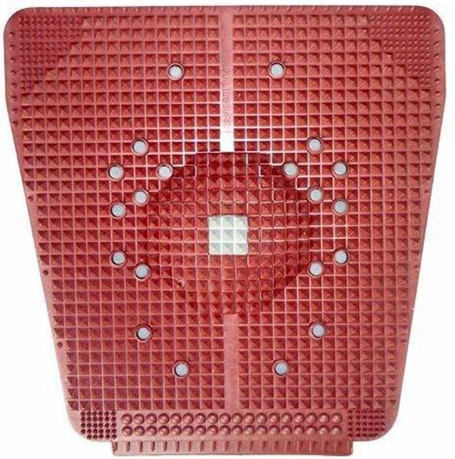 Acupunx DR Bell's Acupressure Power Relief Plastic Mat with 20 Bio Magnets & Energy Ball (Multicolour, Pack of 1) for Massager