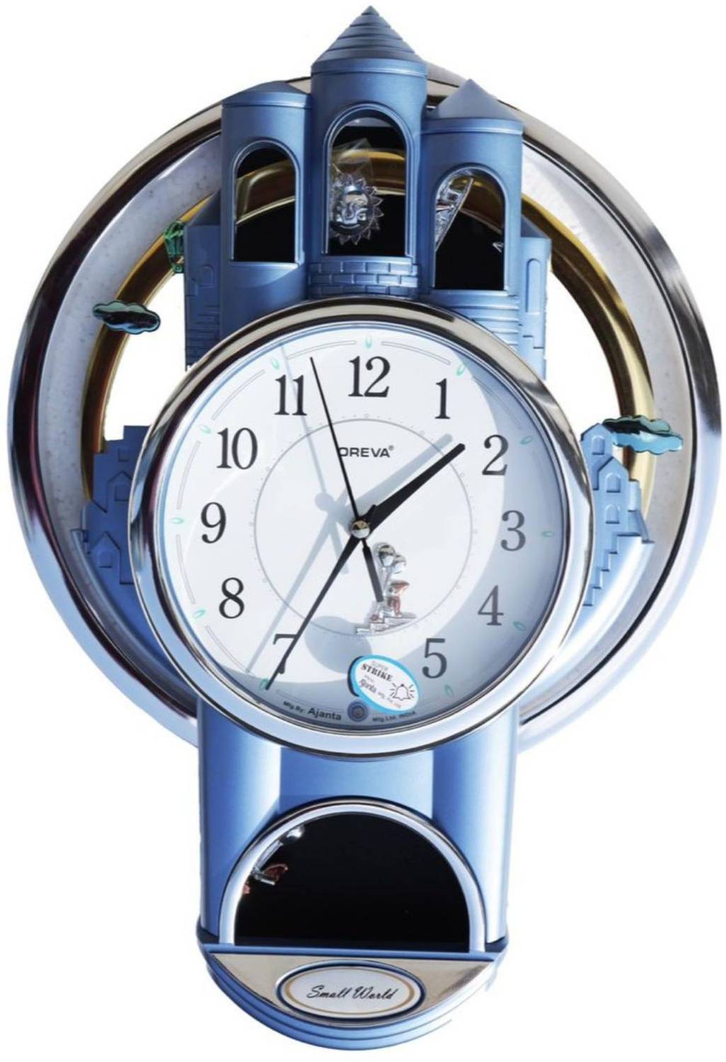 AJANTA Analog 37 cm X 25 cm Wall Clock